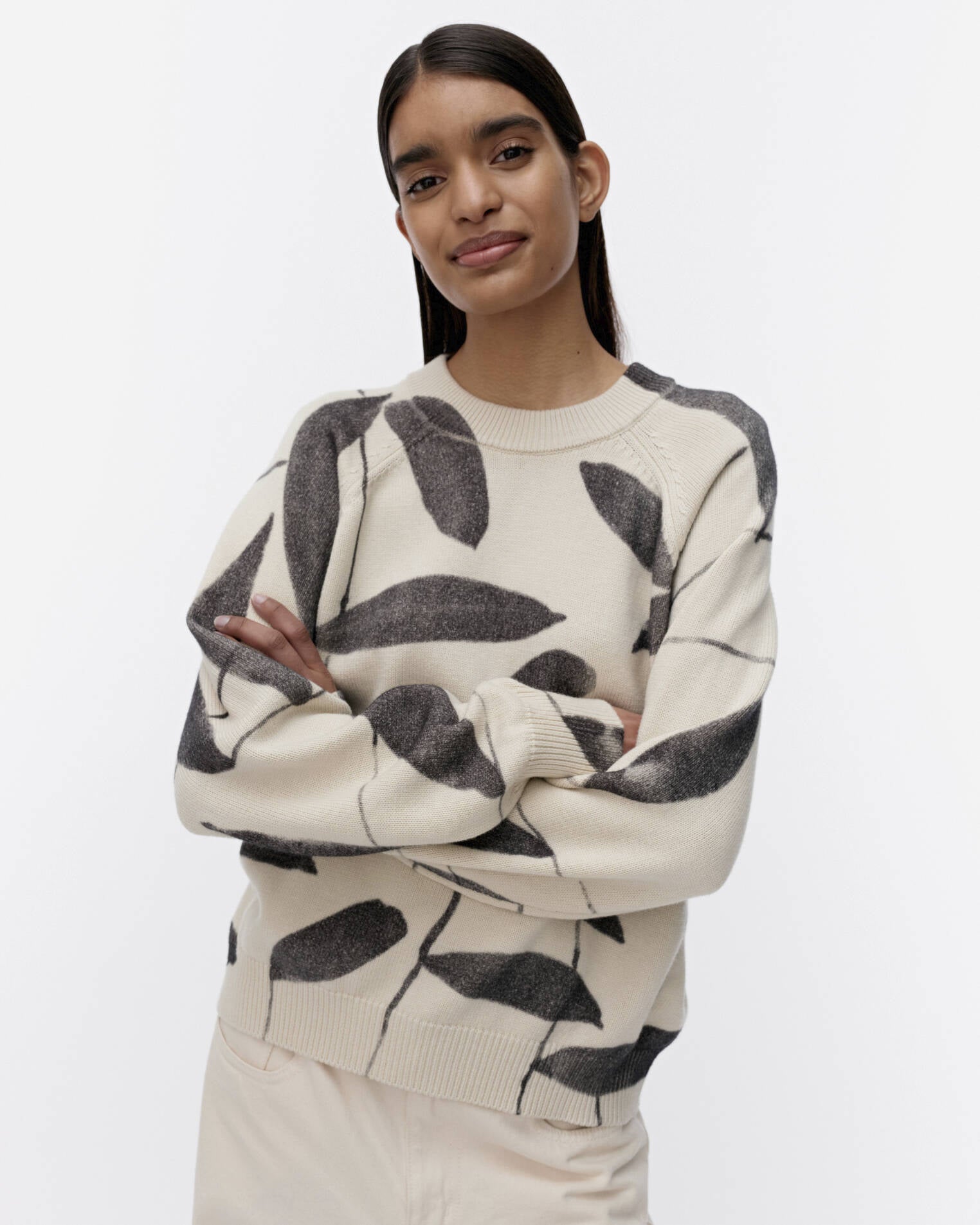 Viivoja Paju knitted pullover