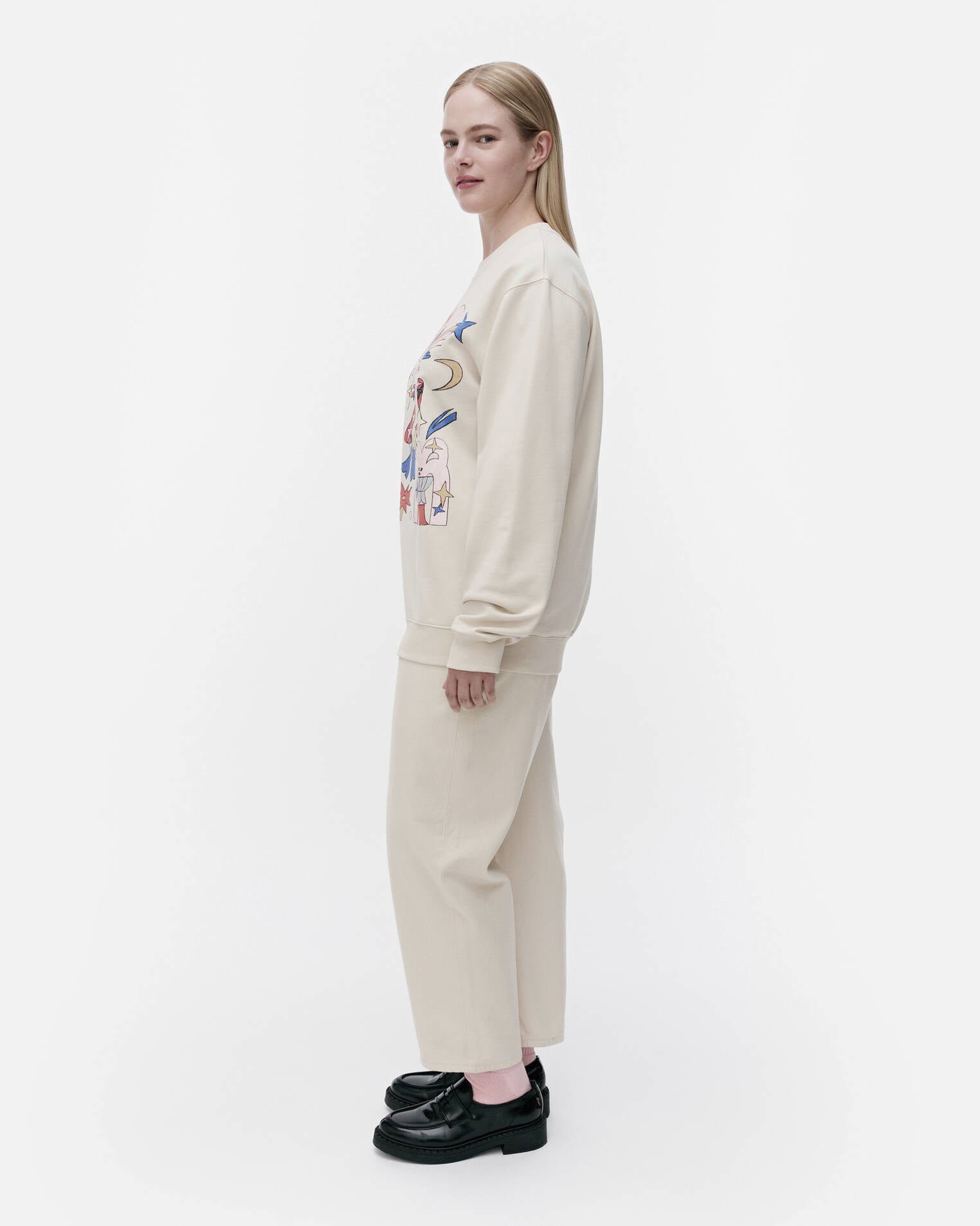 Loisto Aureate Glow placement sweatshirt