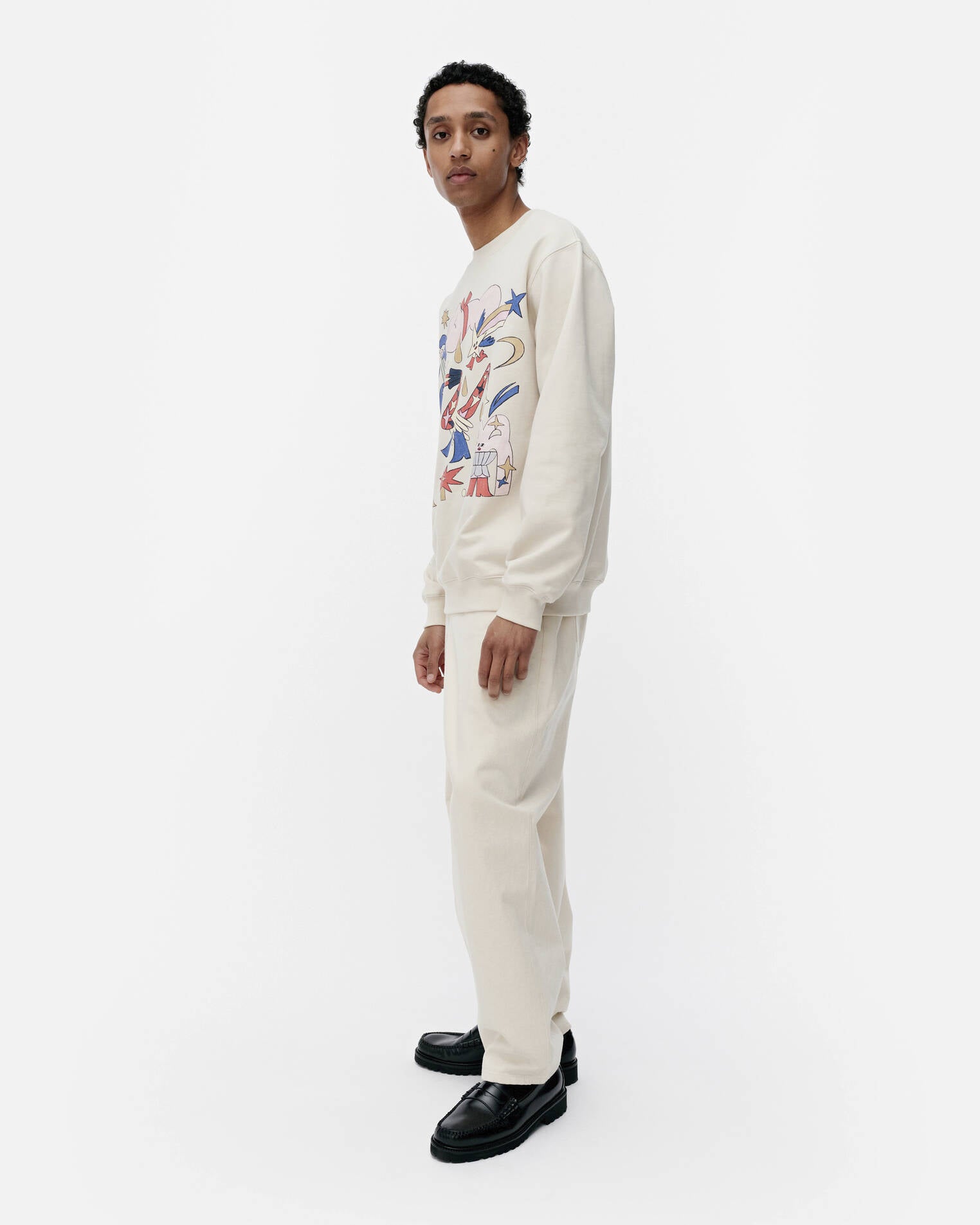 Loisto Aureate Glow placement sweatshirt