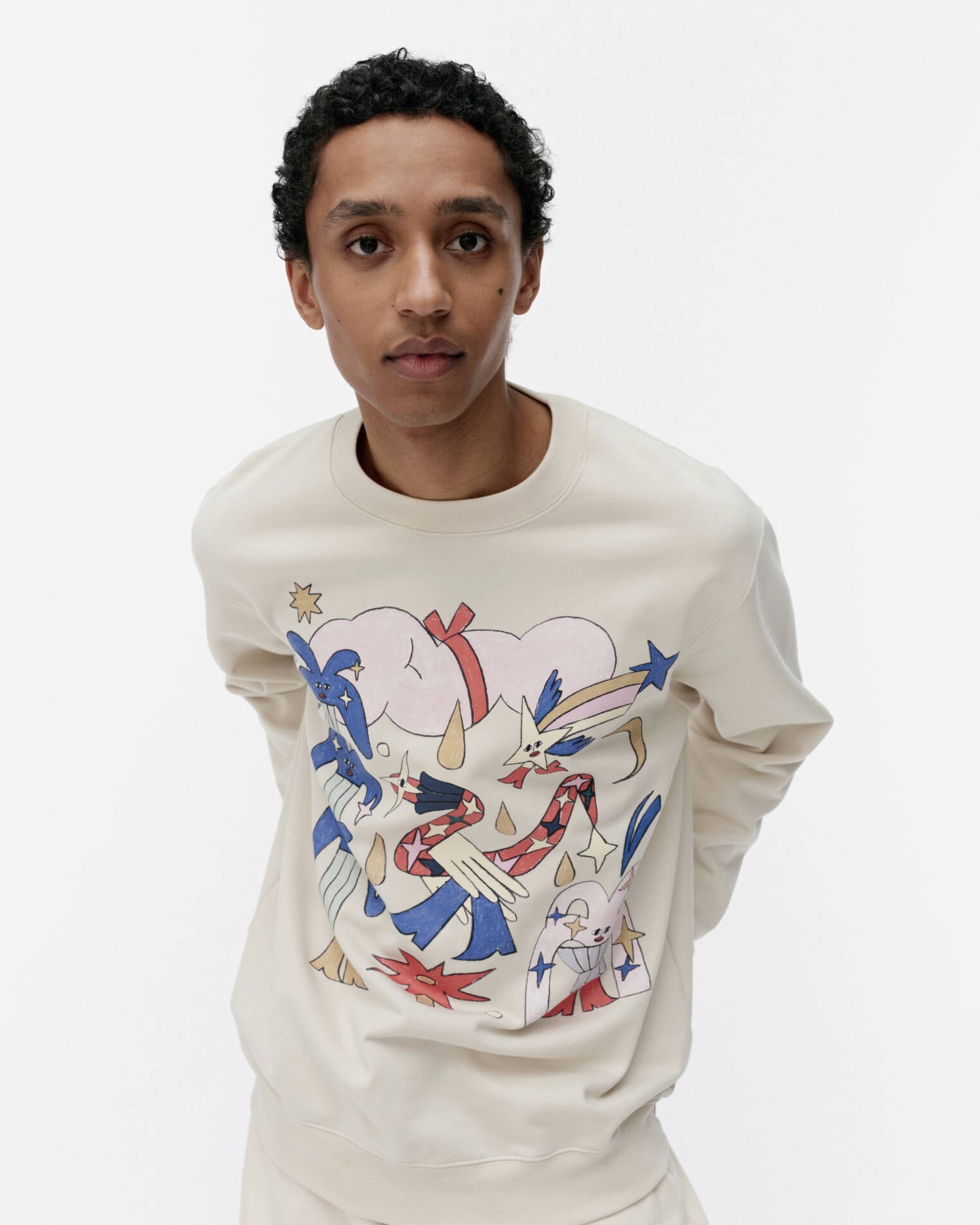 Loisto Aureate Glow placement sweatshirt