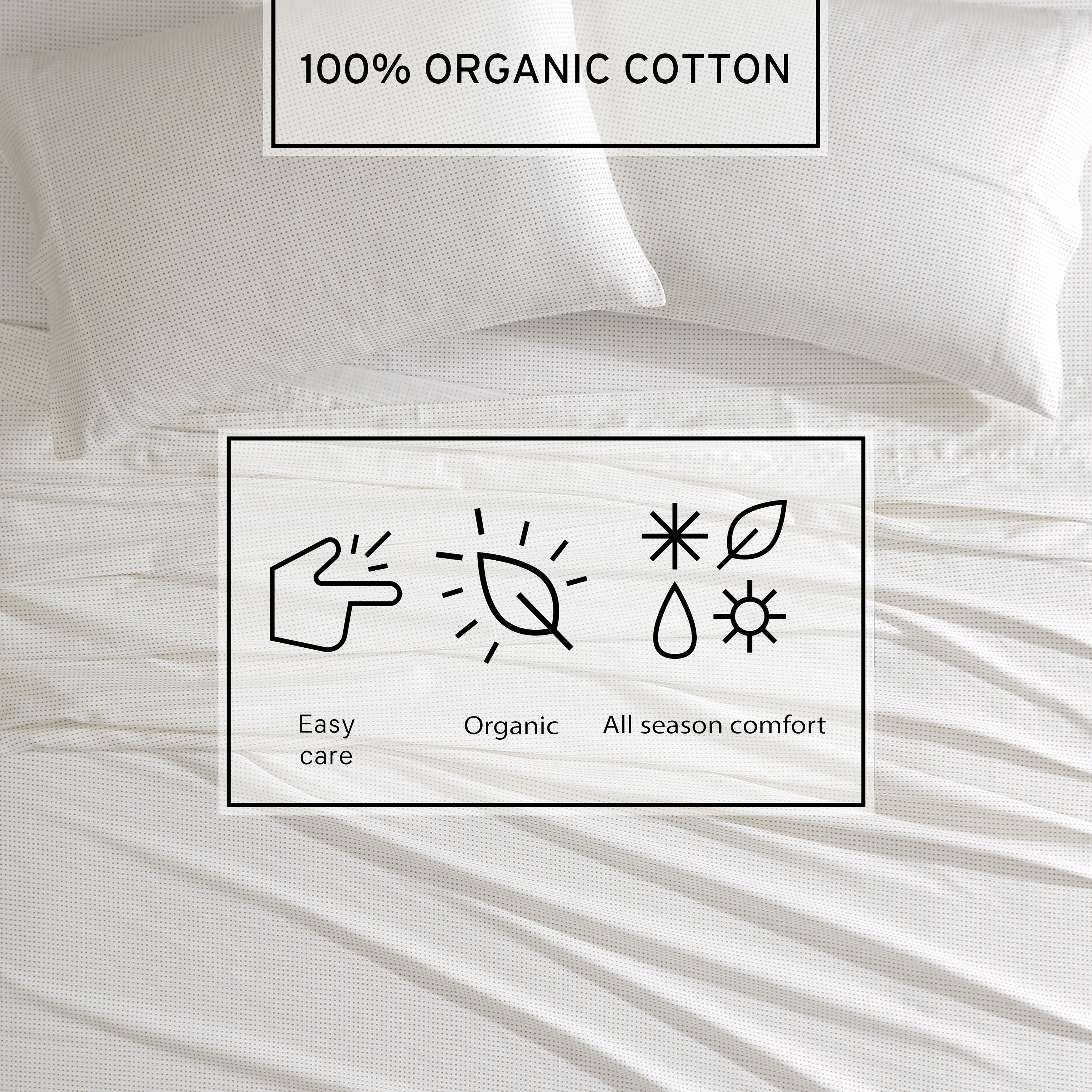 Marimekko Muru Open Light Beige King Sheet Set