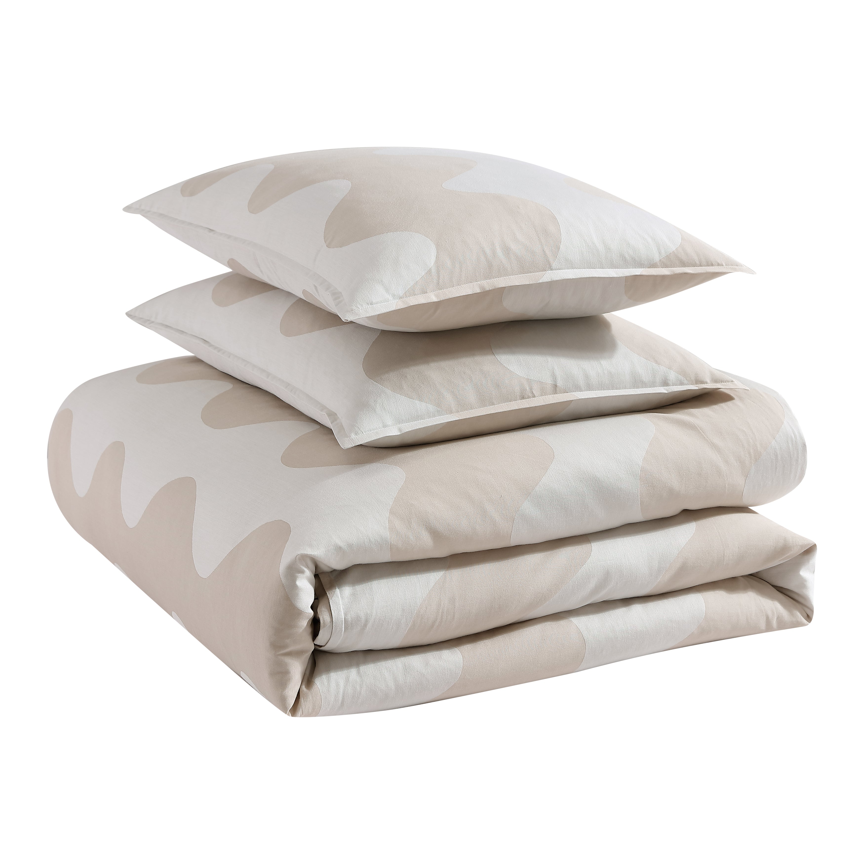 Marimekko Lokki Open-Lt Beige Full Queen Duvet Cover Set