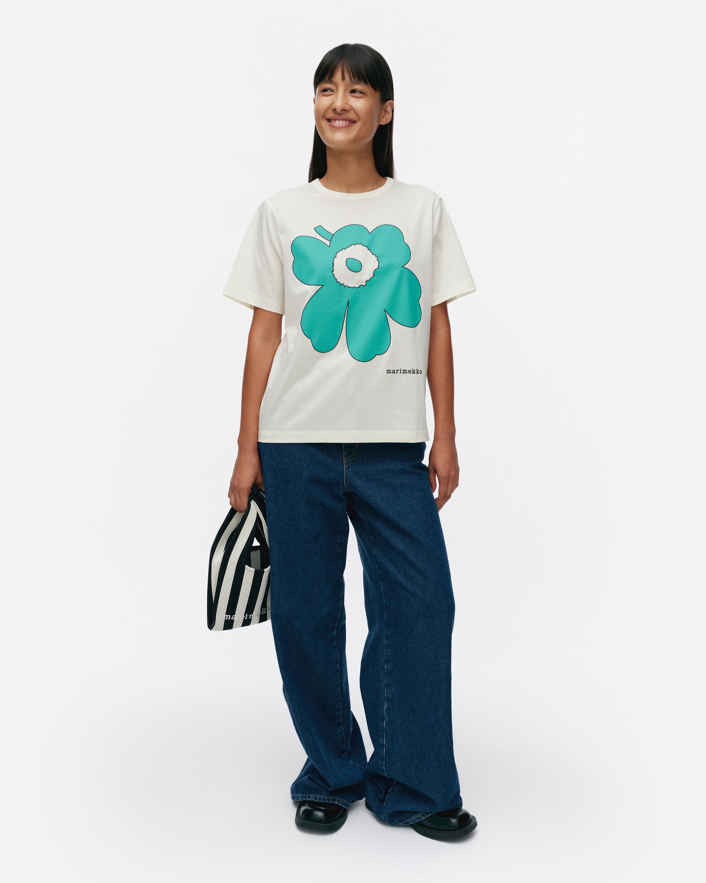 T-shirt Jakso Piirto Unikko Placement kioski