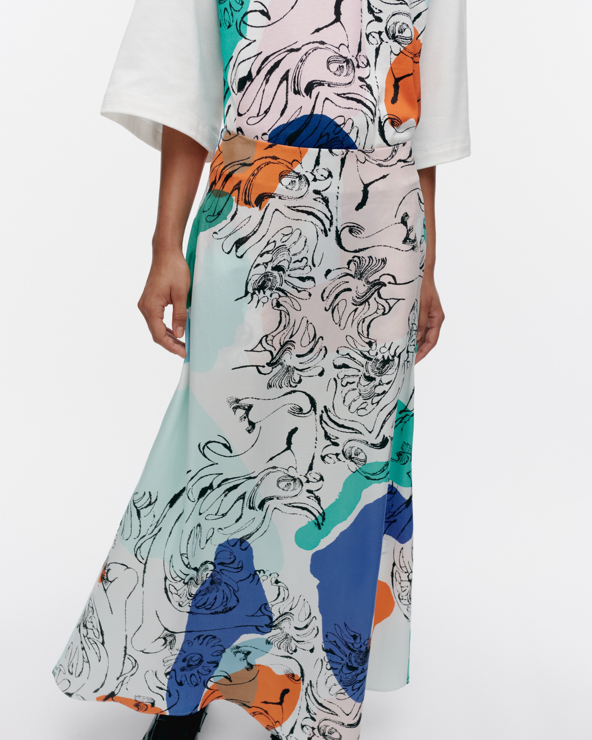 Keveä Blomblom skirt