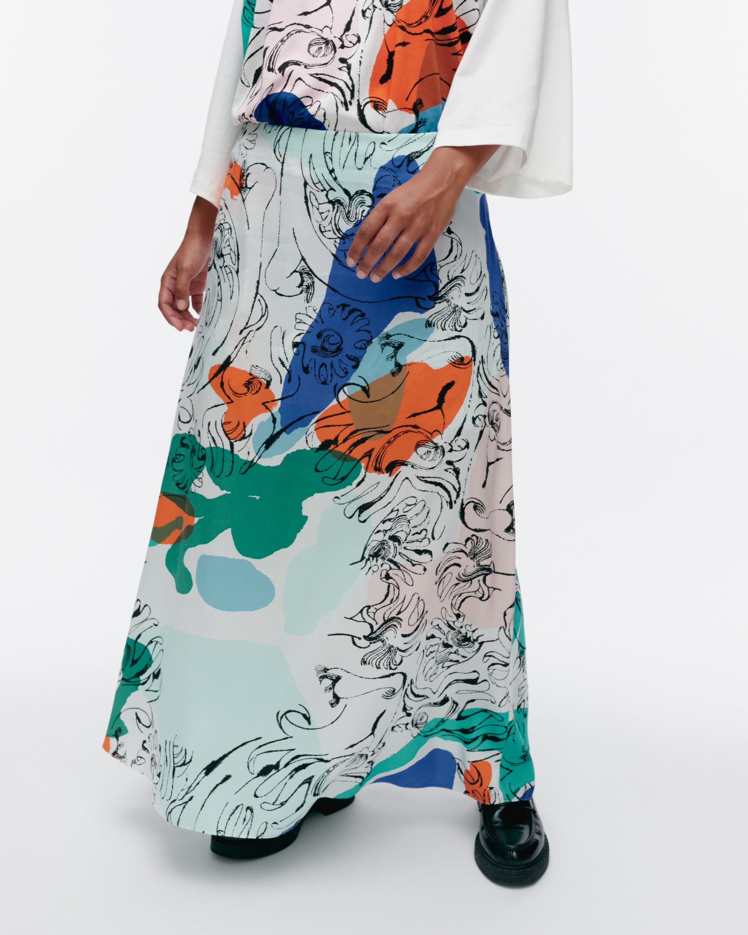Keveä Blomblom skirt