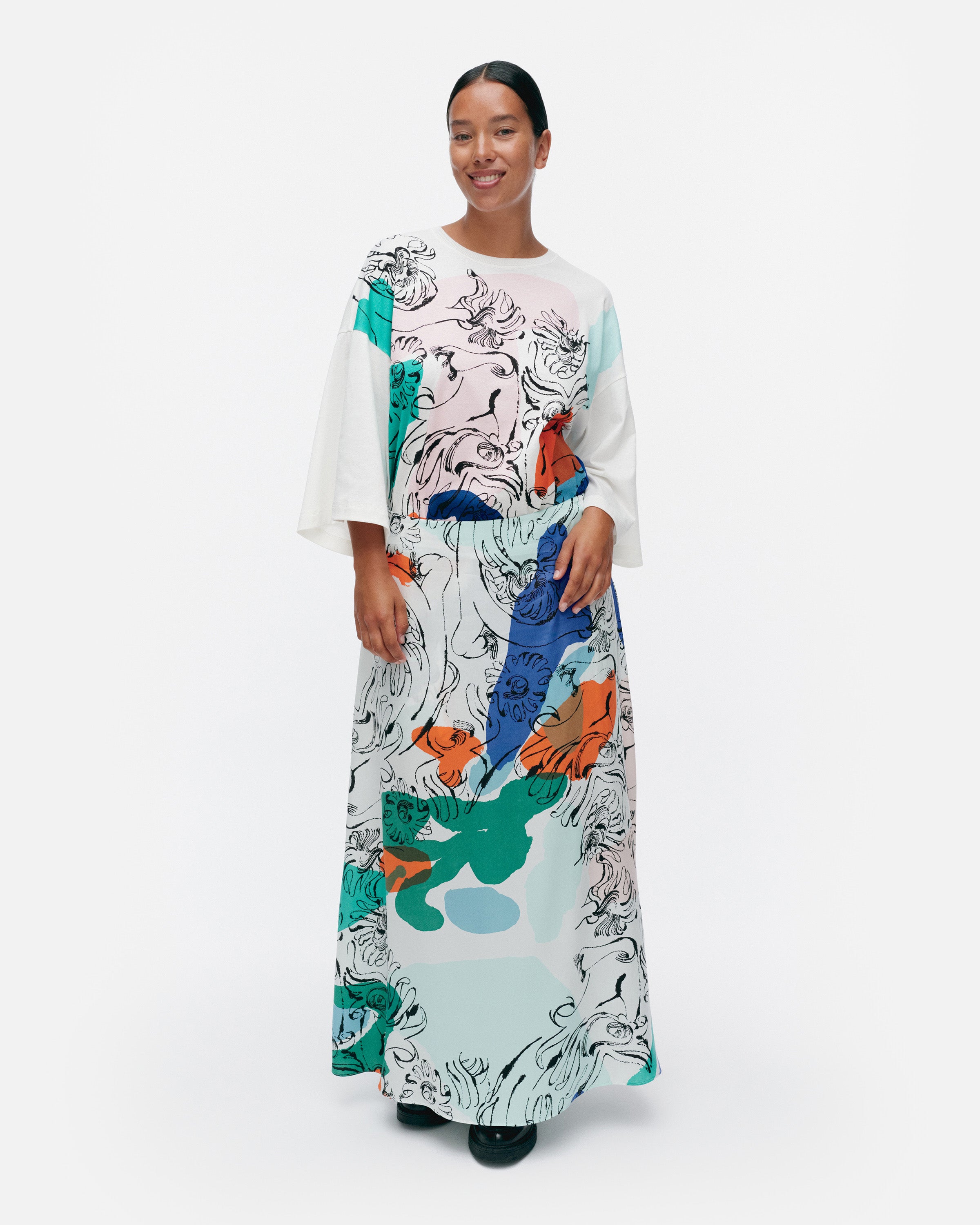 Keveä Blomblom skirt