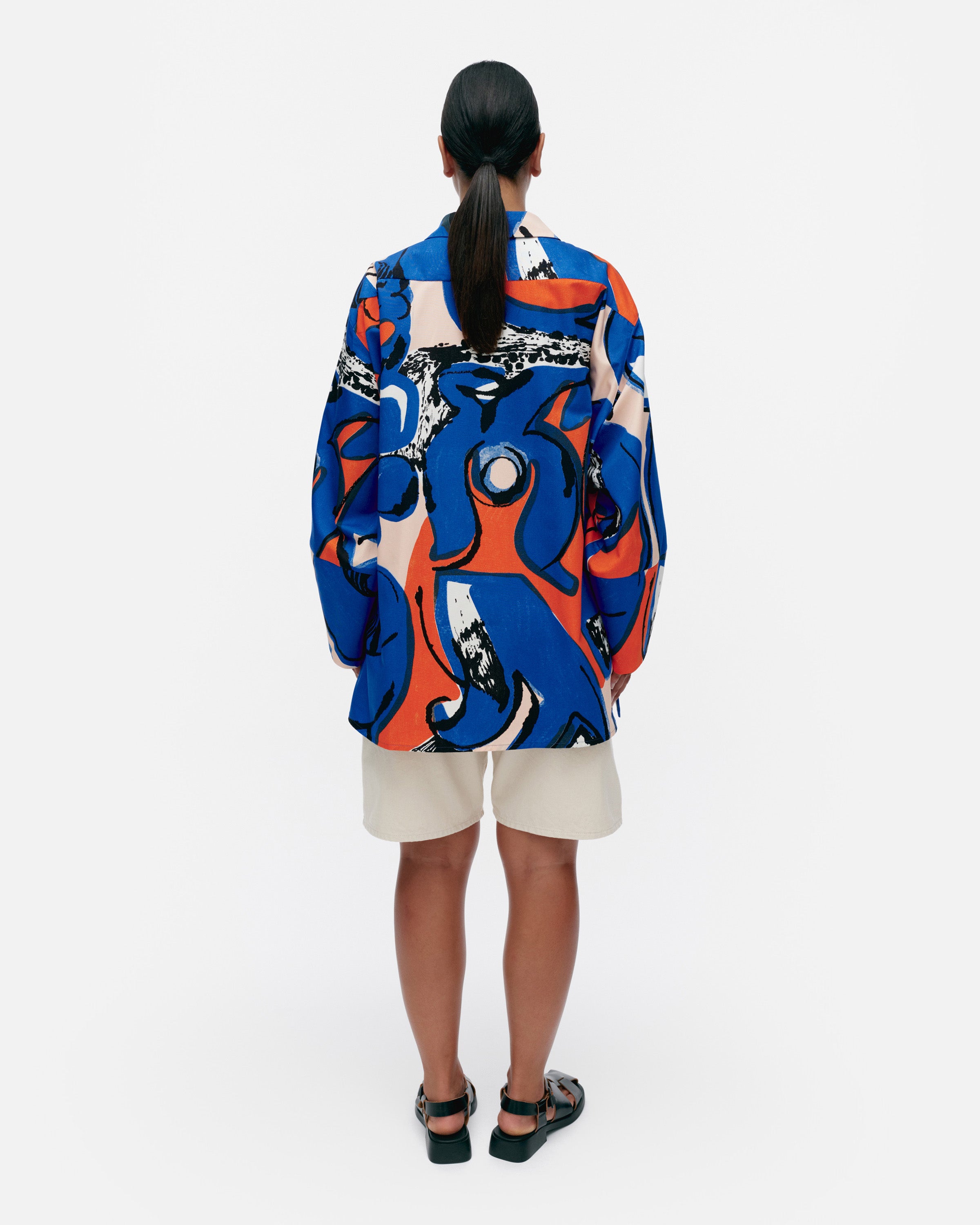 Kukkavera Eldfamn cotton shirt