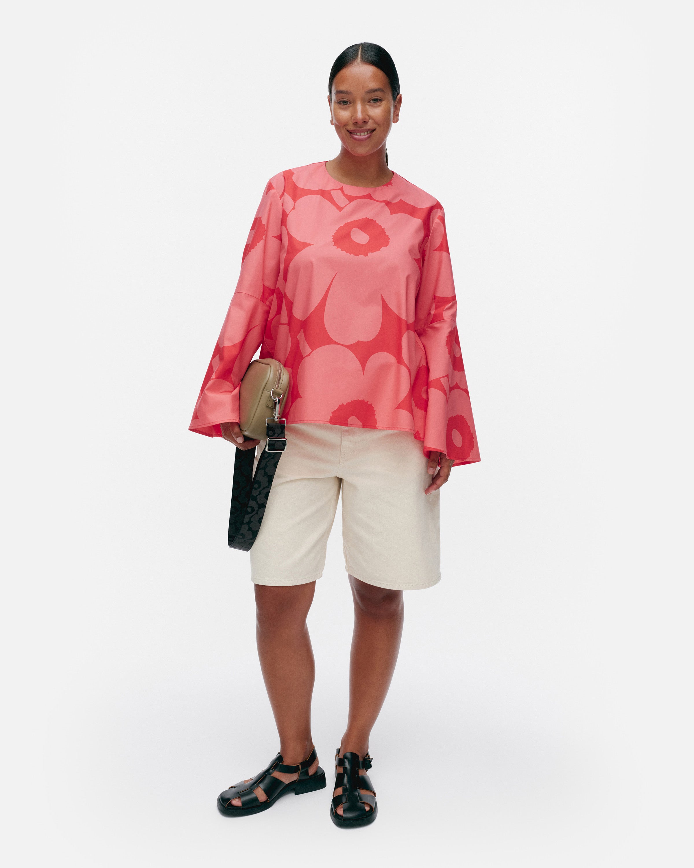 Pelargoni Unikko blouse