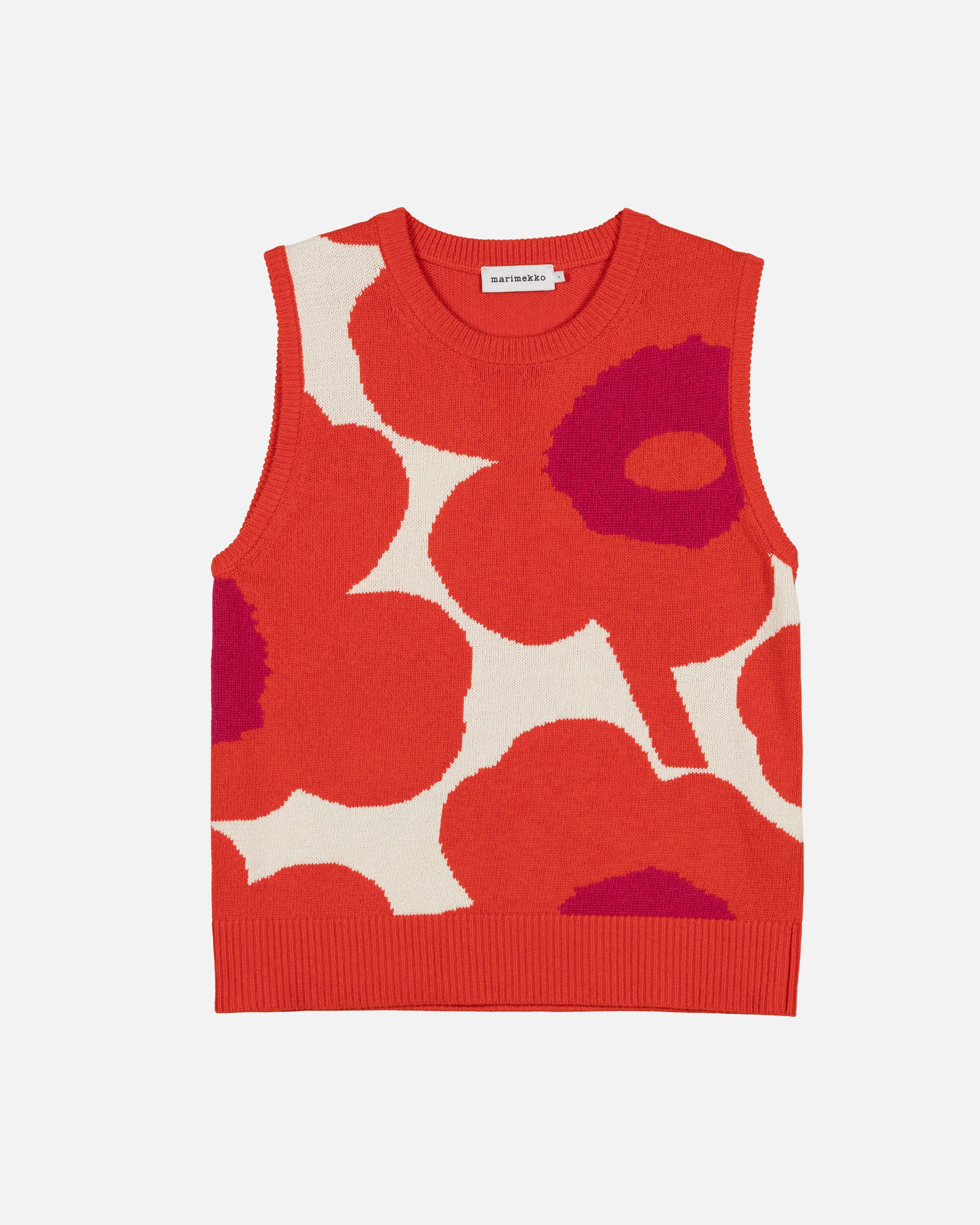 Pioneeri Unikko knitted cotton vest