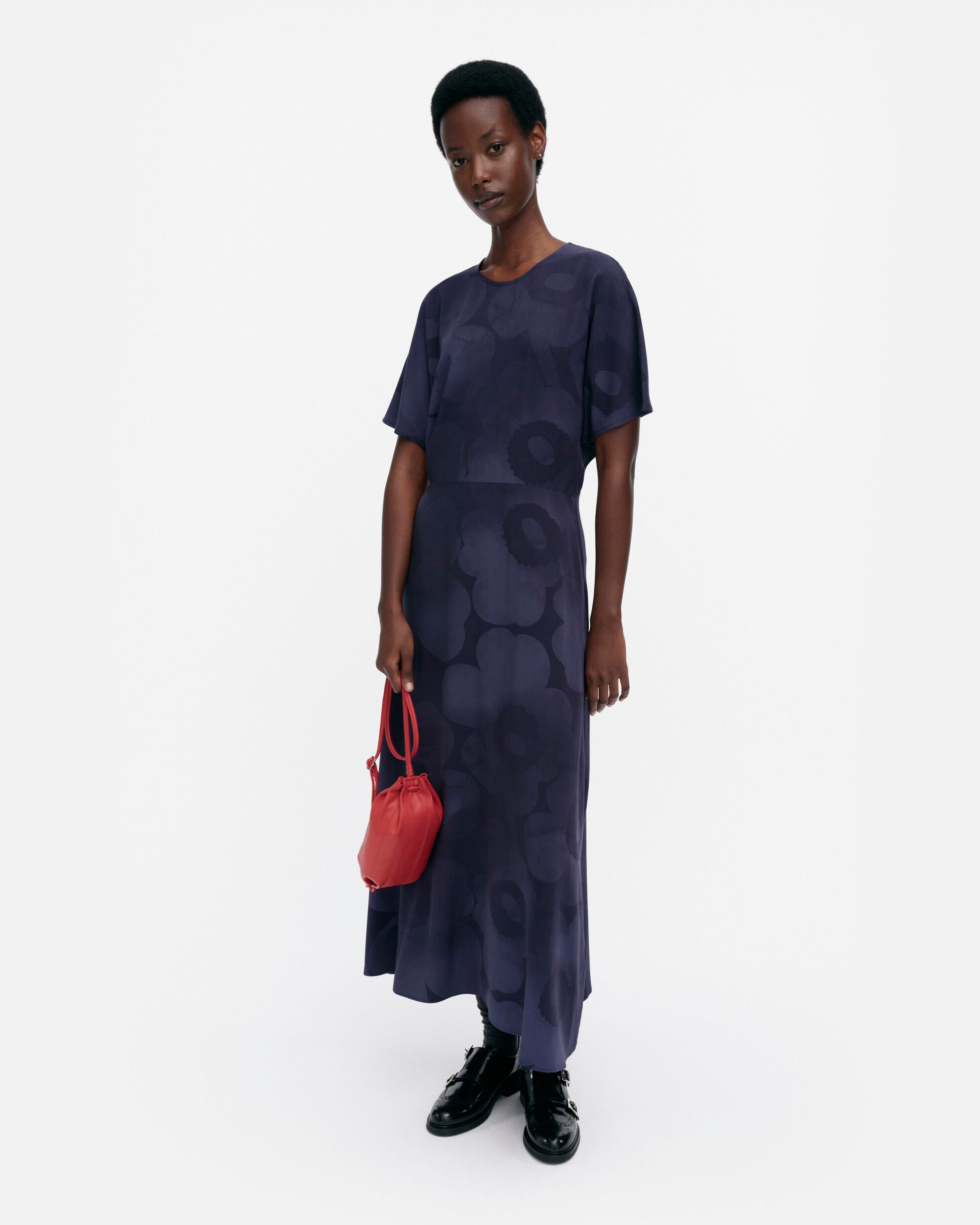 Heleä Akvarelli Unikko dress