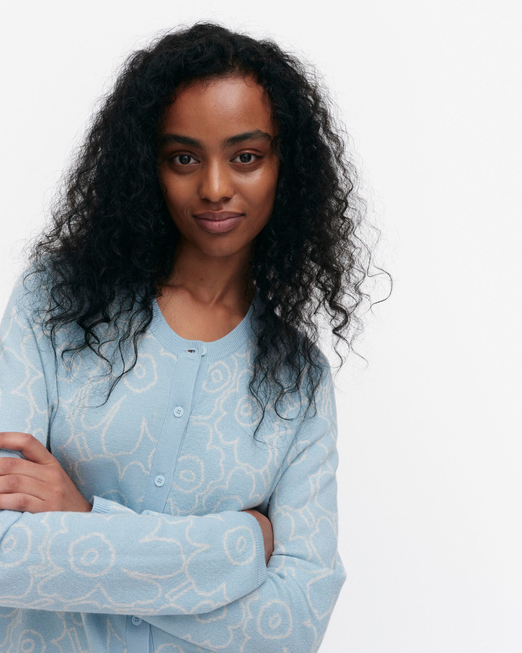 RWS Mutka Mini Piirto Unikko knitted cardigan