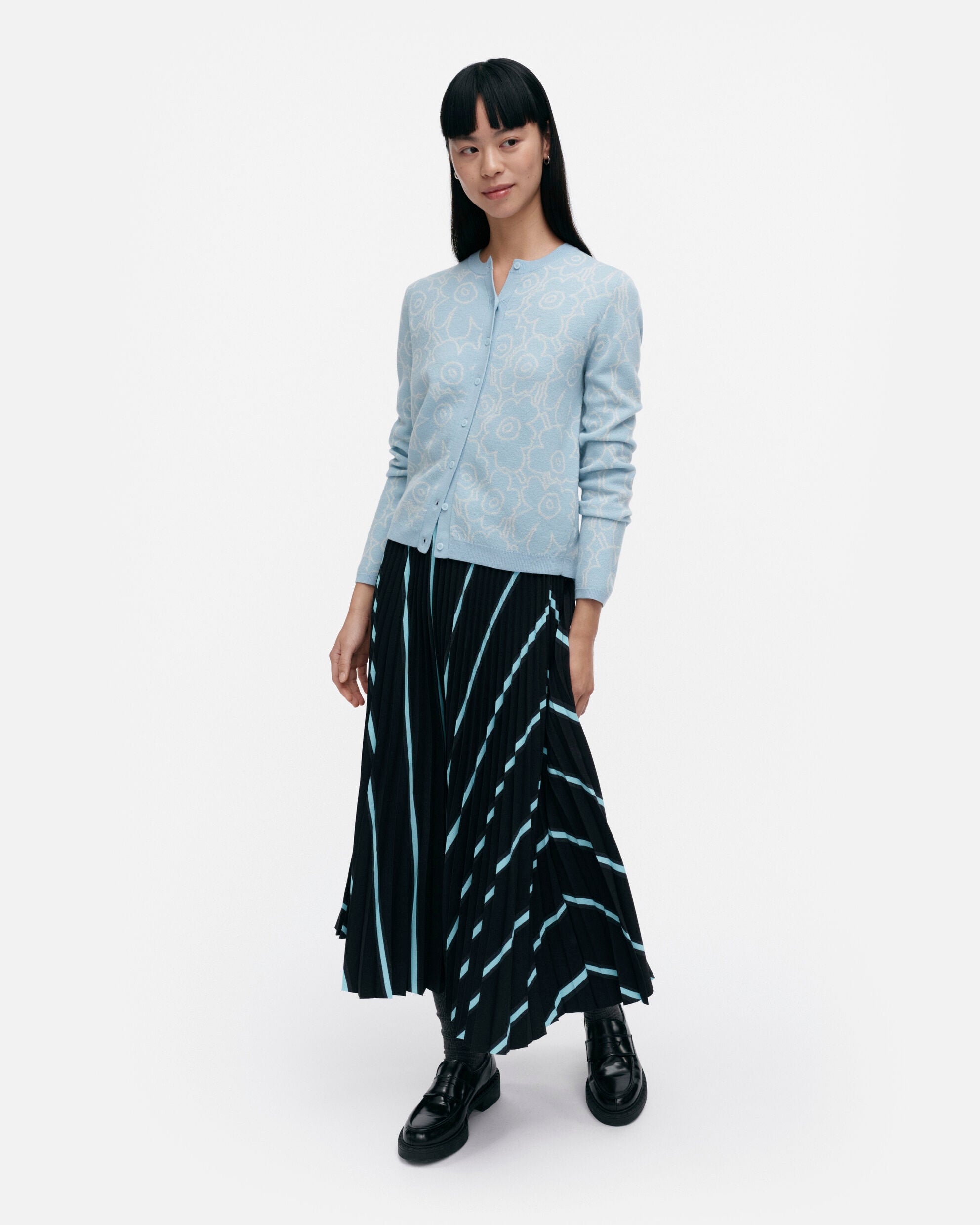 RWS Mutka Mini Piirto Unikko knitted cardigan