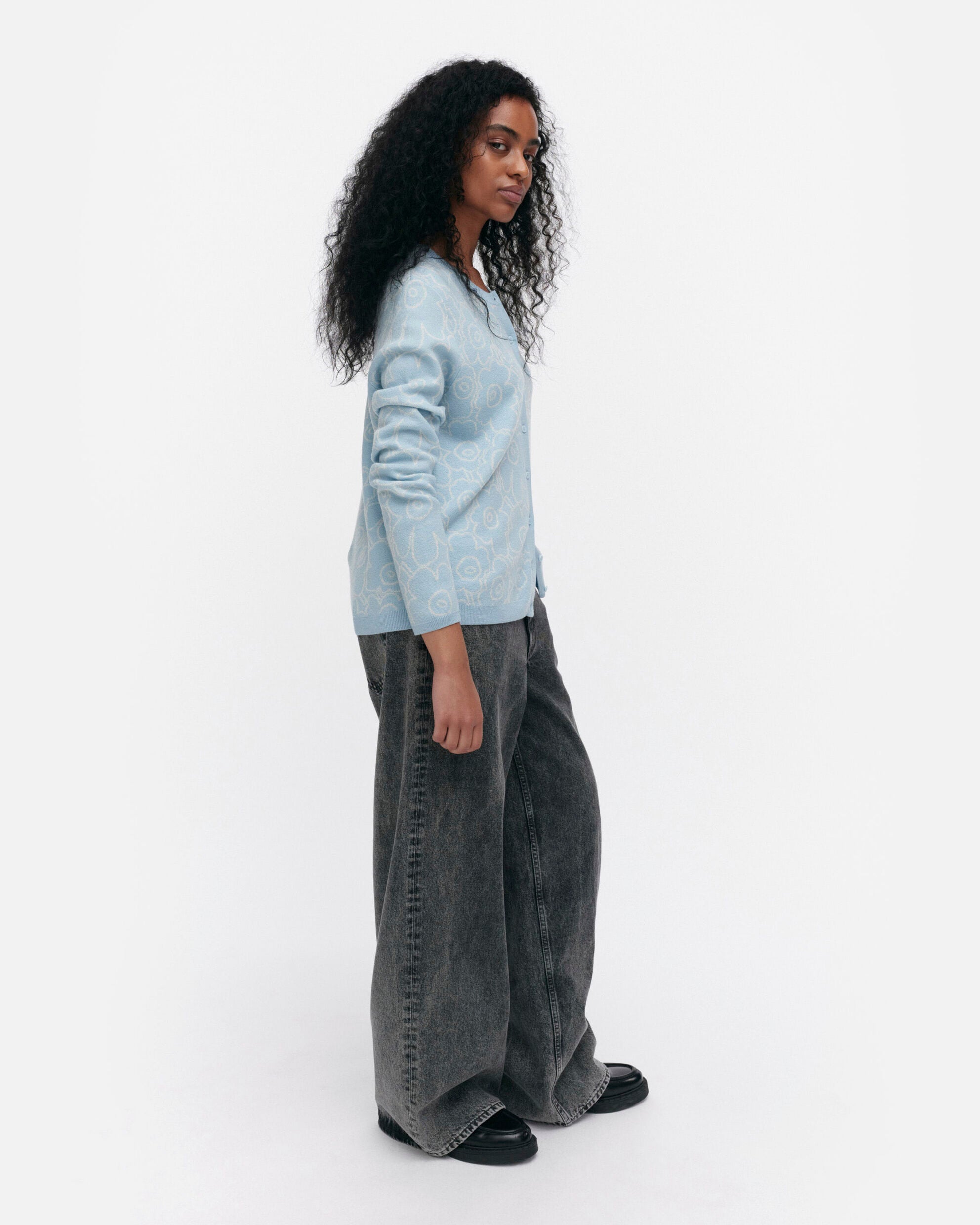 RWS Mutka Mini Piirto Unikko knitted cardigan
