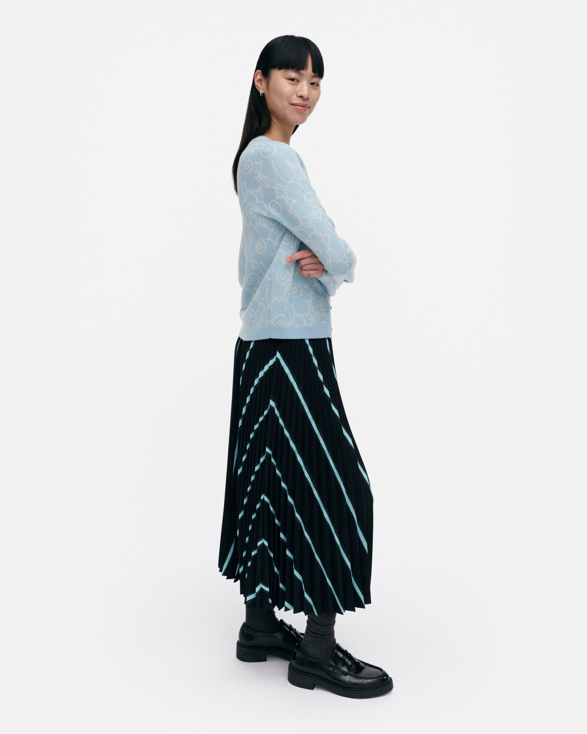 RWS Mutka Mini Piirto Unikko knitted cardigan