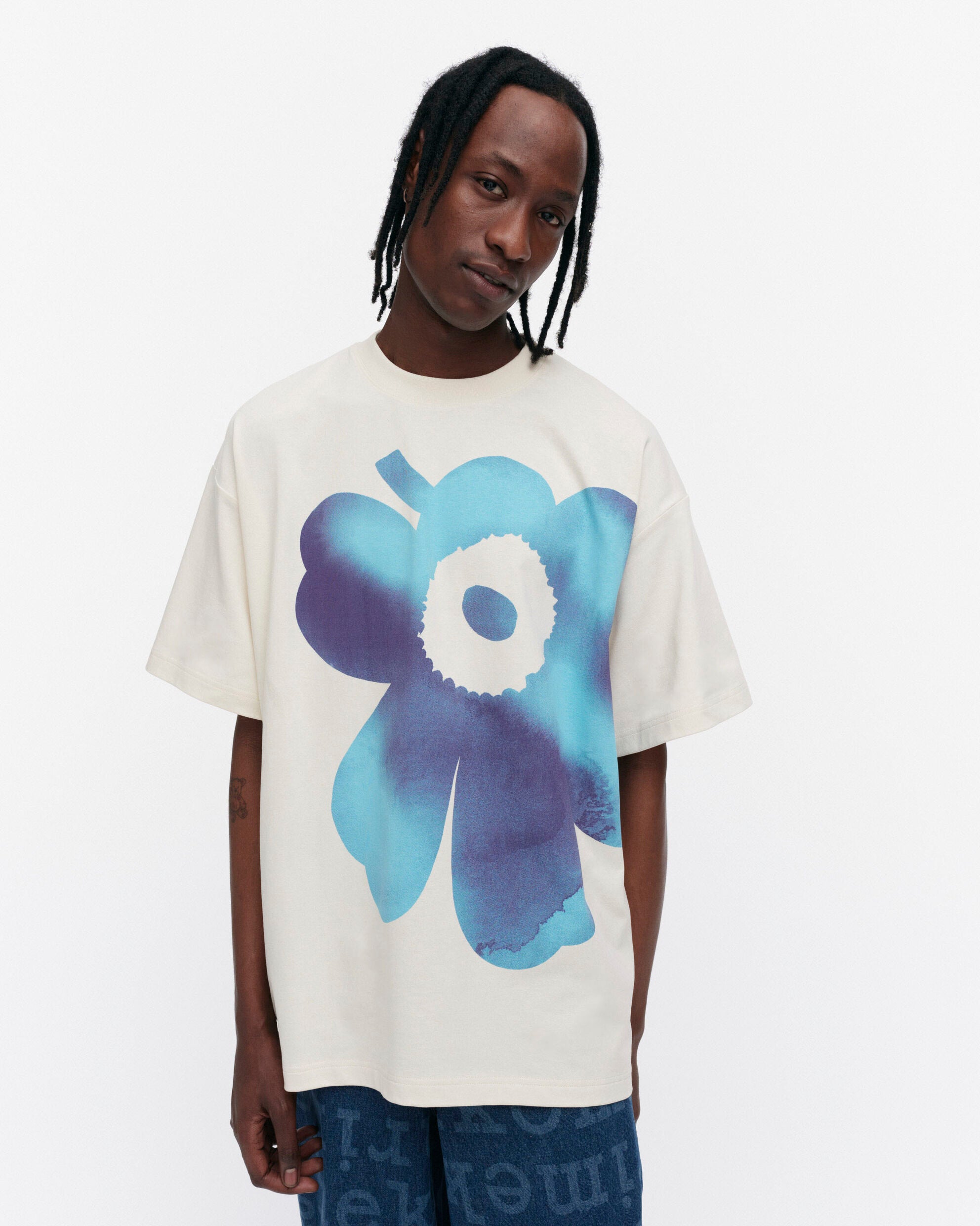 T-shirt en jersey Nopeus Akvarelli Unikko Kioski