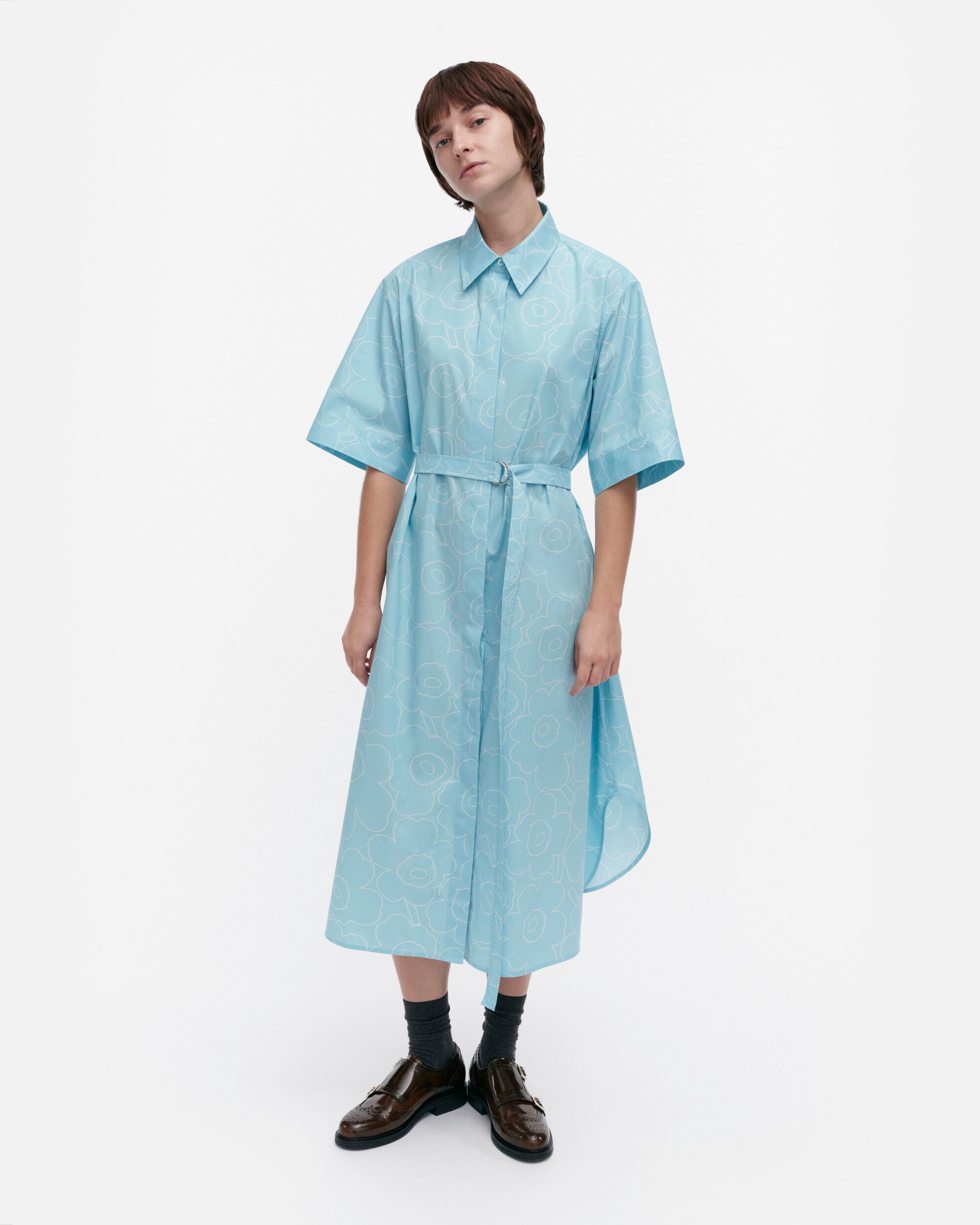 Popliini Piirto Unikko dress