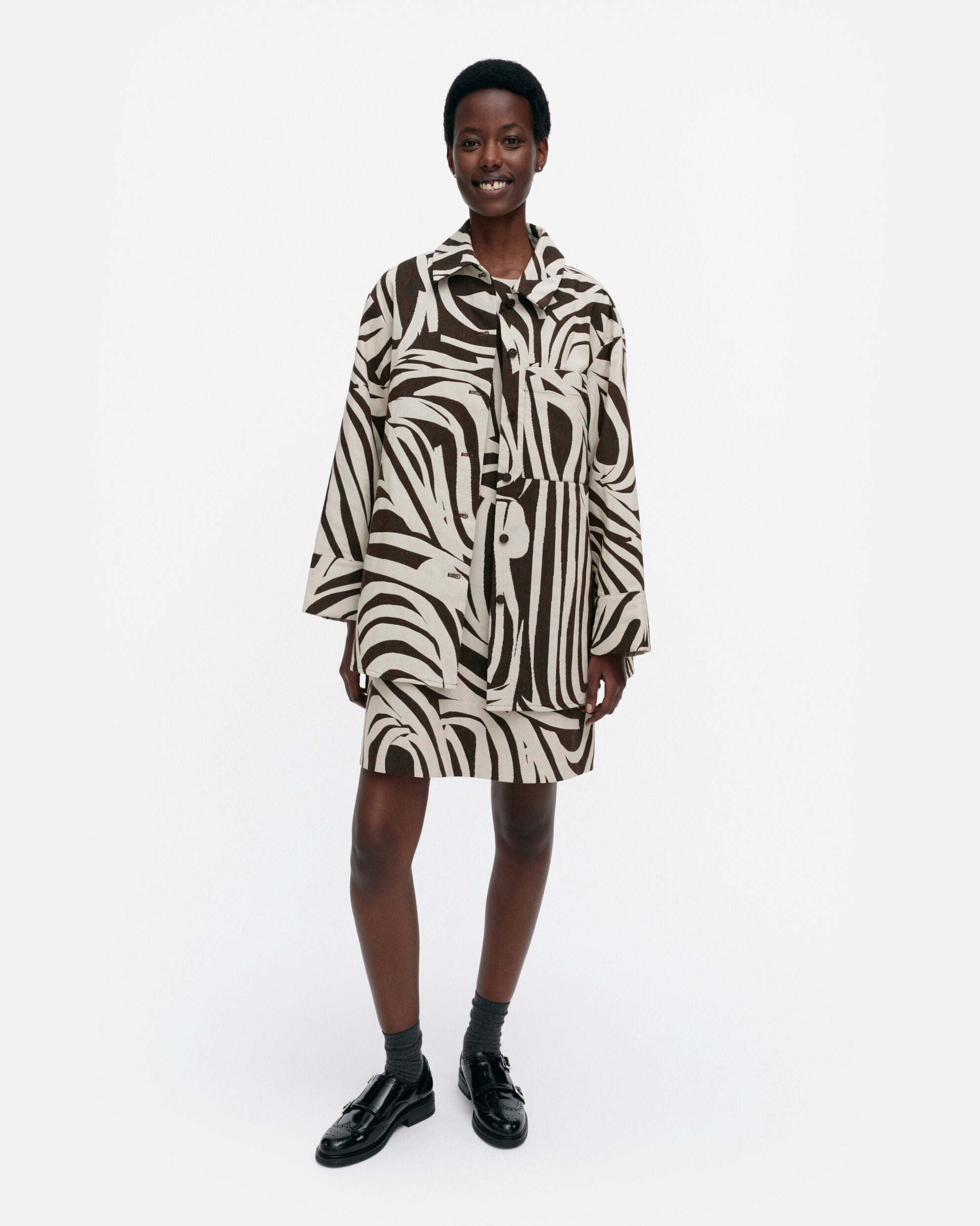 Rakenne Jokuraita cotton shirt