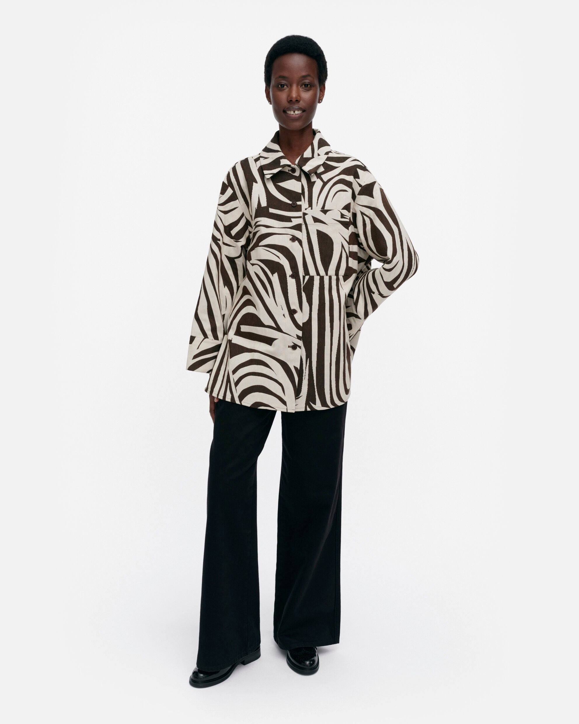 Rakenne Jokuraita cotton shirt