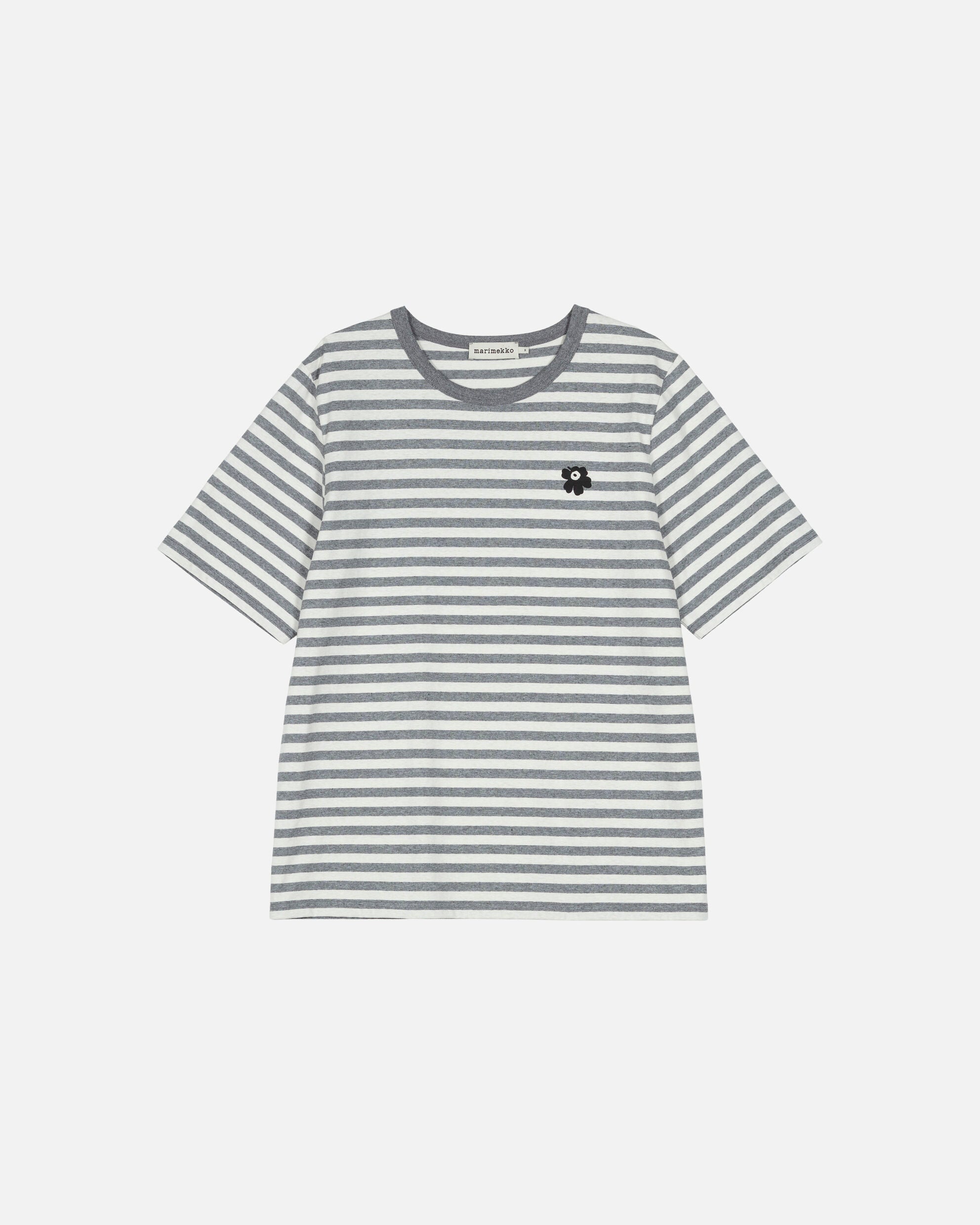 T-shirt Tasaraita Unisex Unikko Kioski