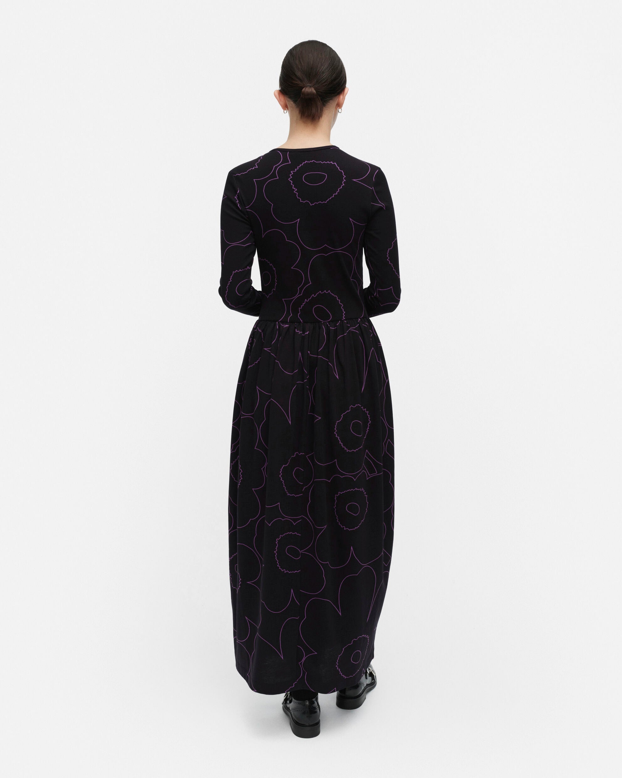 Kukkaset Piirto Unikko Jersey dress