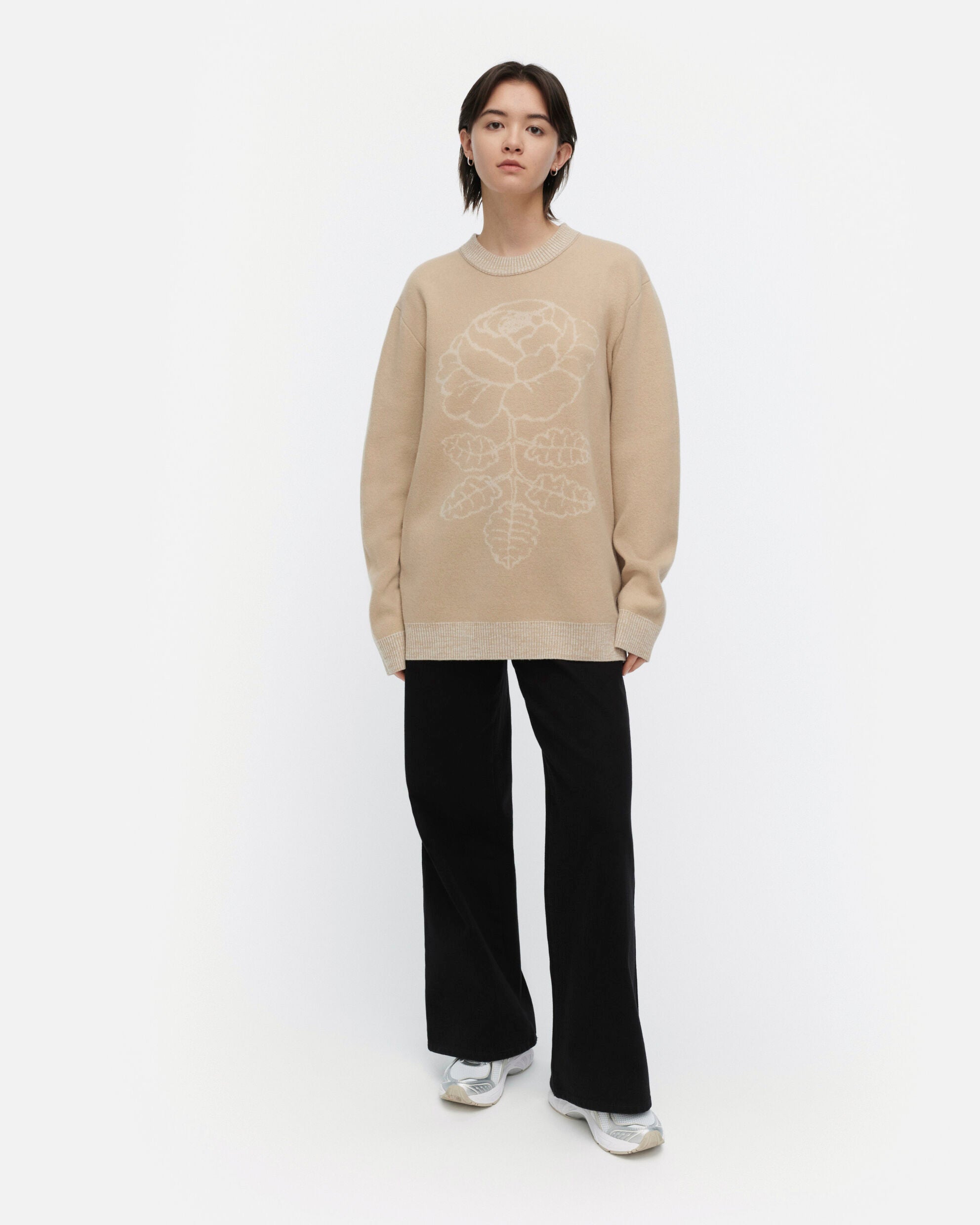 Rws Ruusut Vihkiruusu Knitted wool pullover