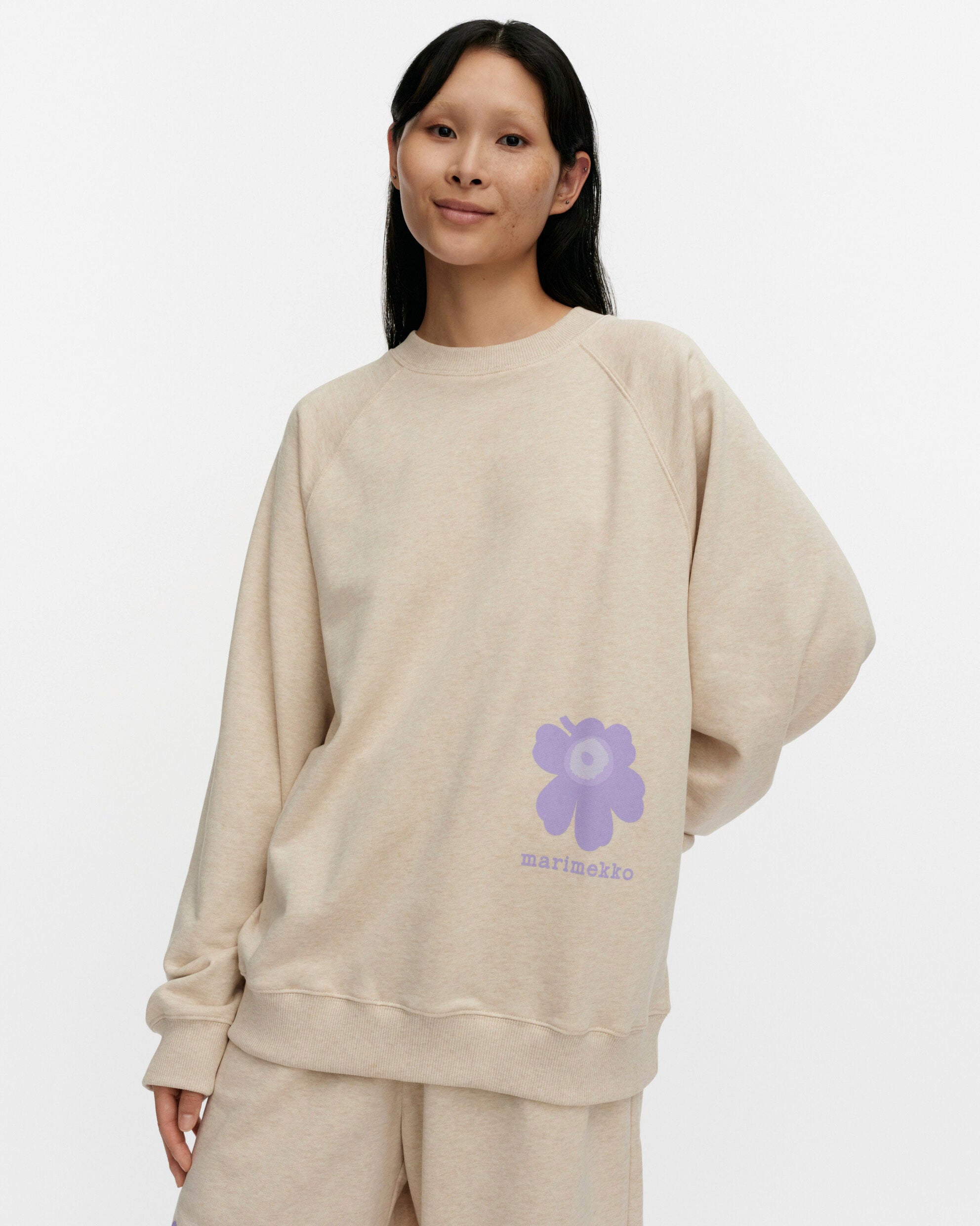 Sweat-shirt Kioski à motif placé Riemu Unikko