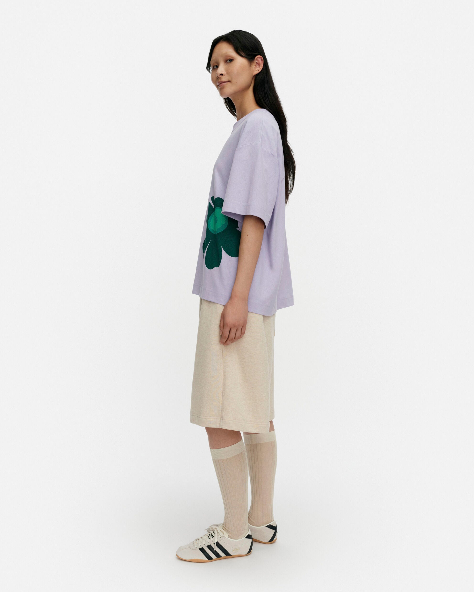 Chemise Kioski Tunti Unikko à motif placé
