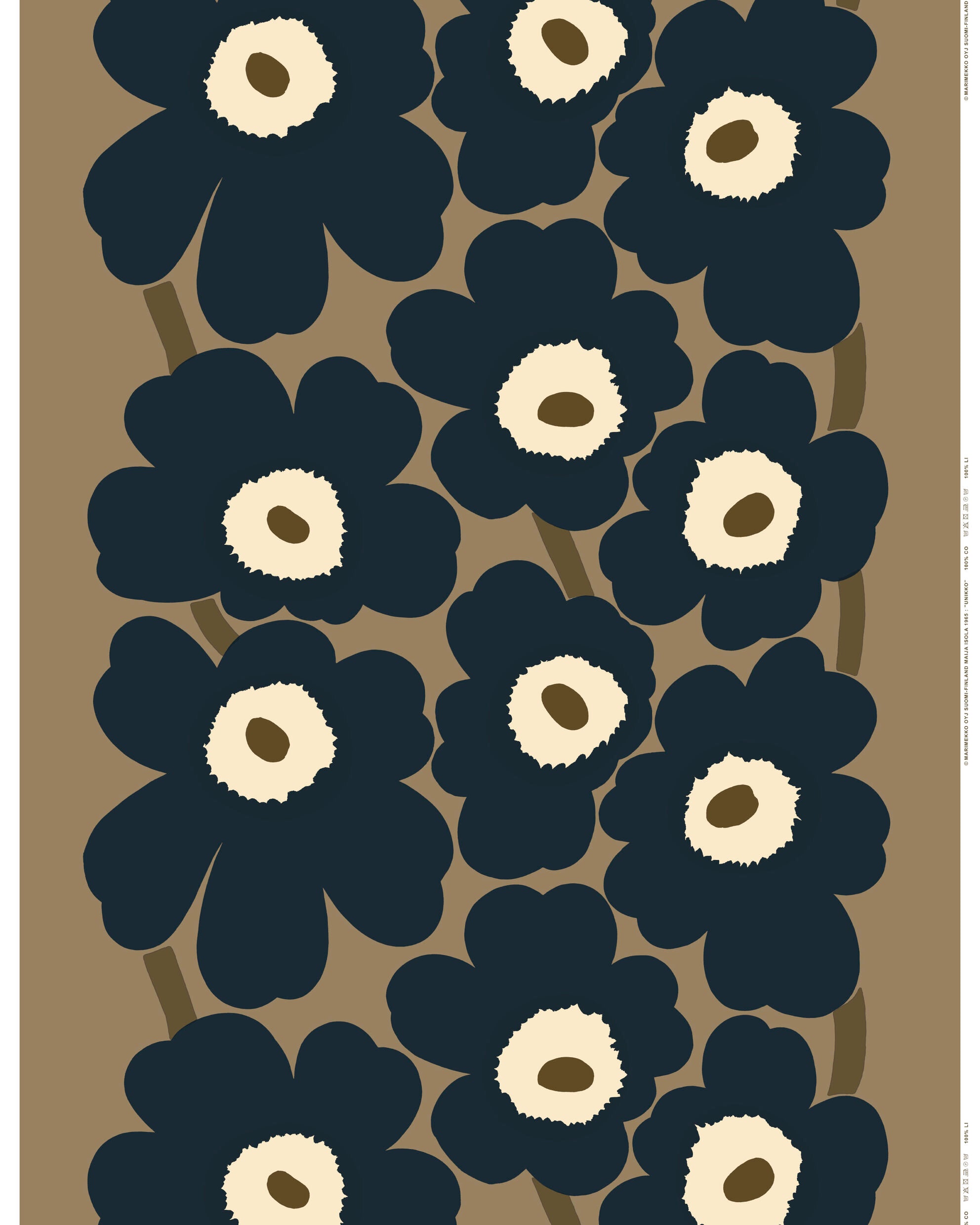 Unikko Cotton fabric