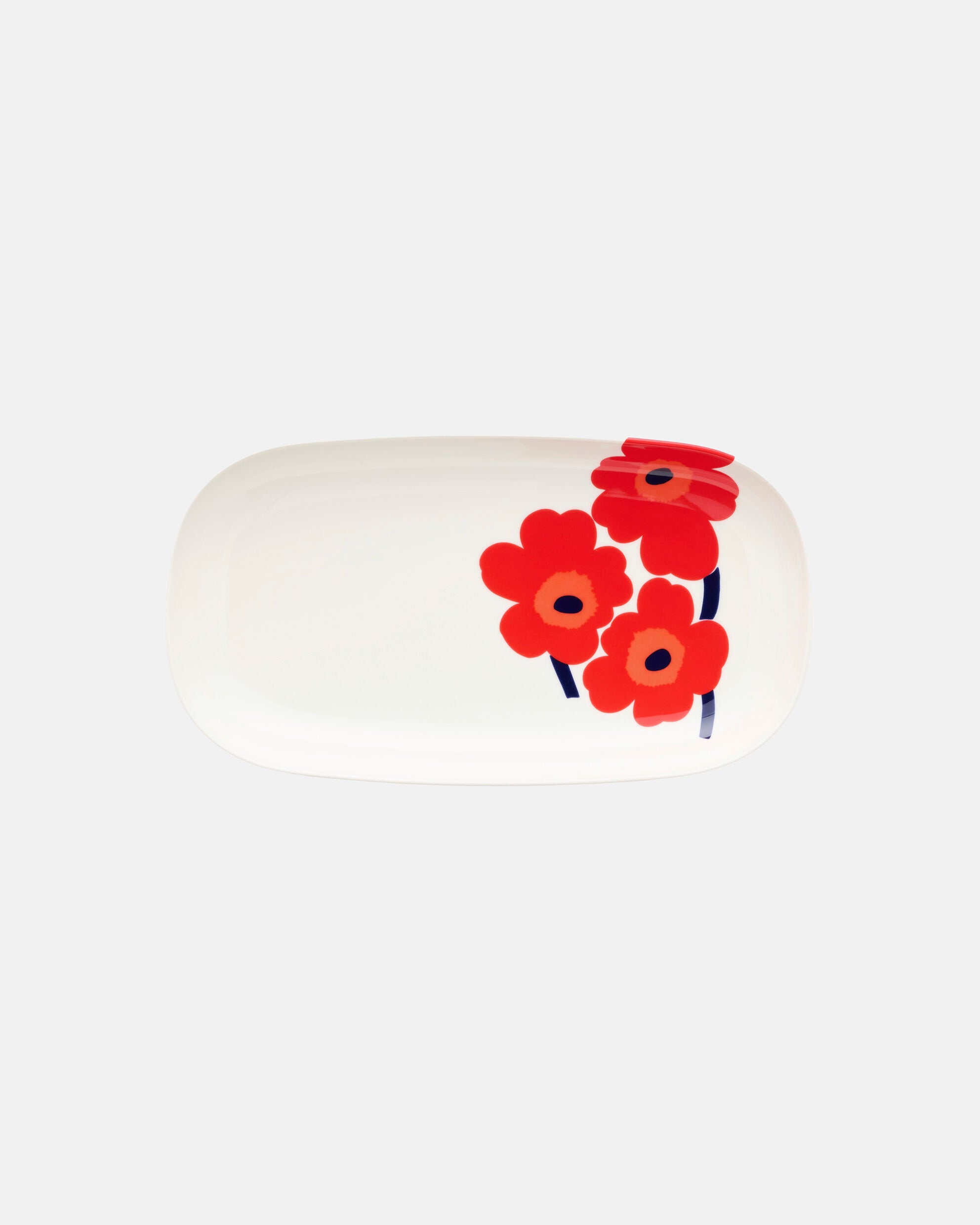 Oiva / Unikko Serving plate 17x32 cm