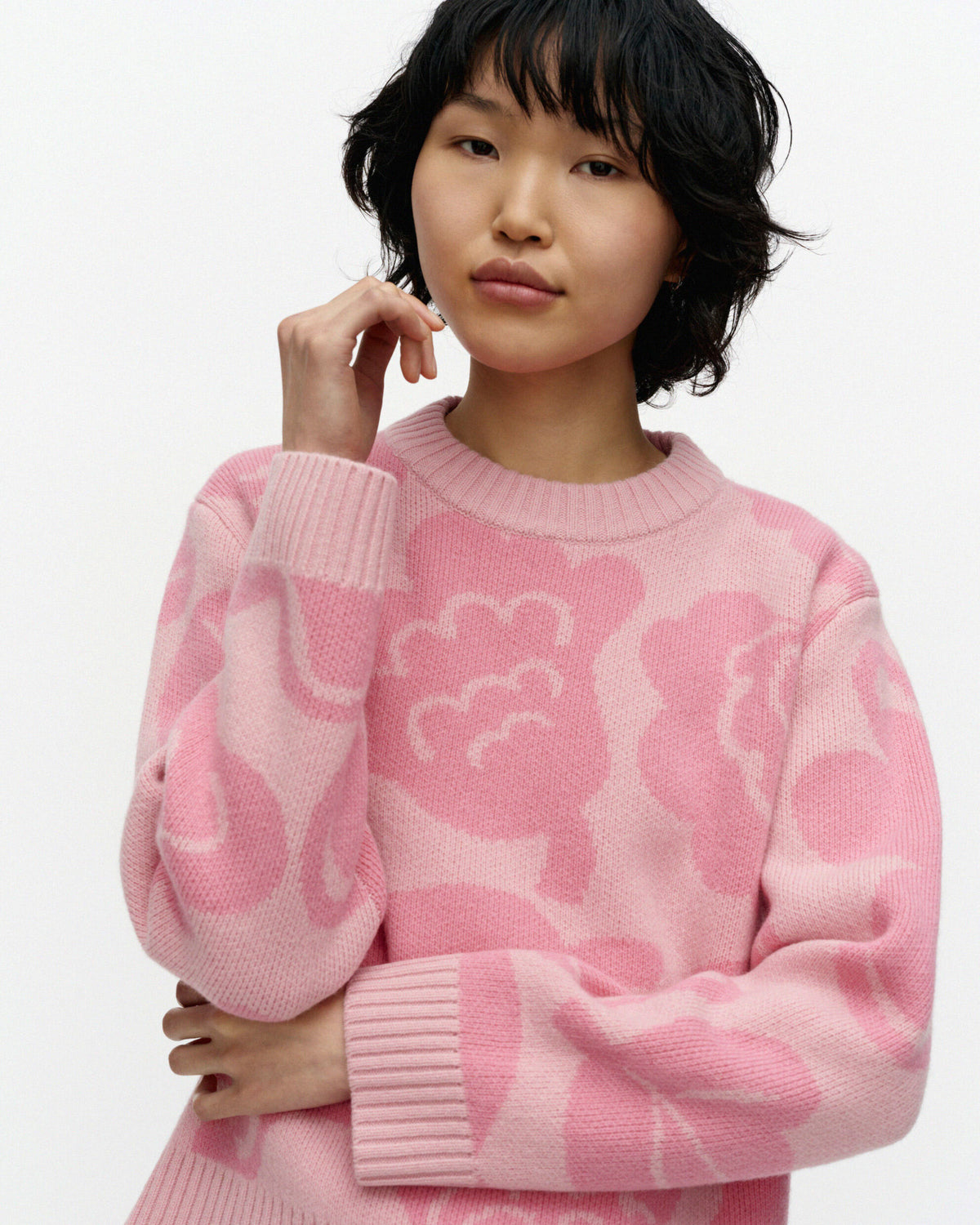 RWS Virtaus Kukasta kukkaan knitted pullover