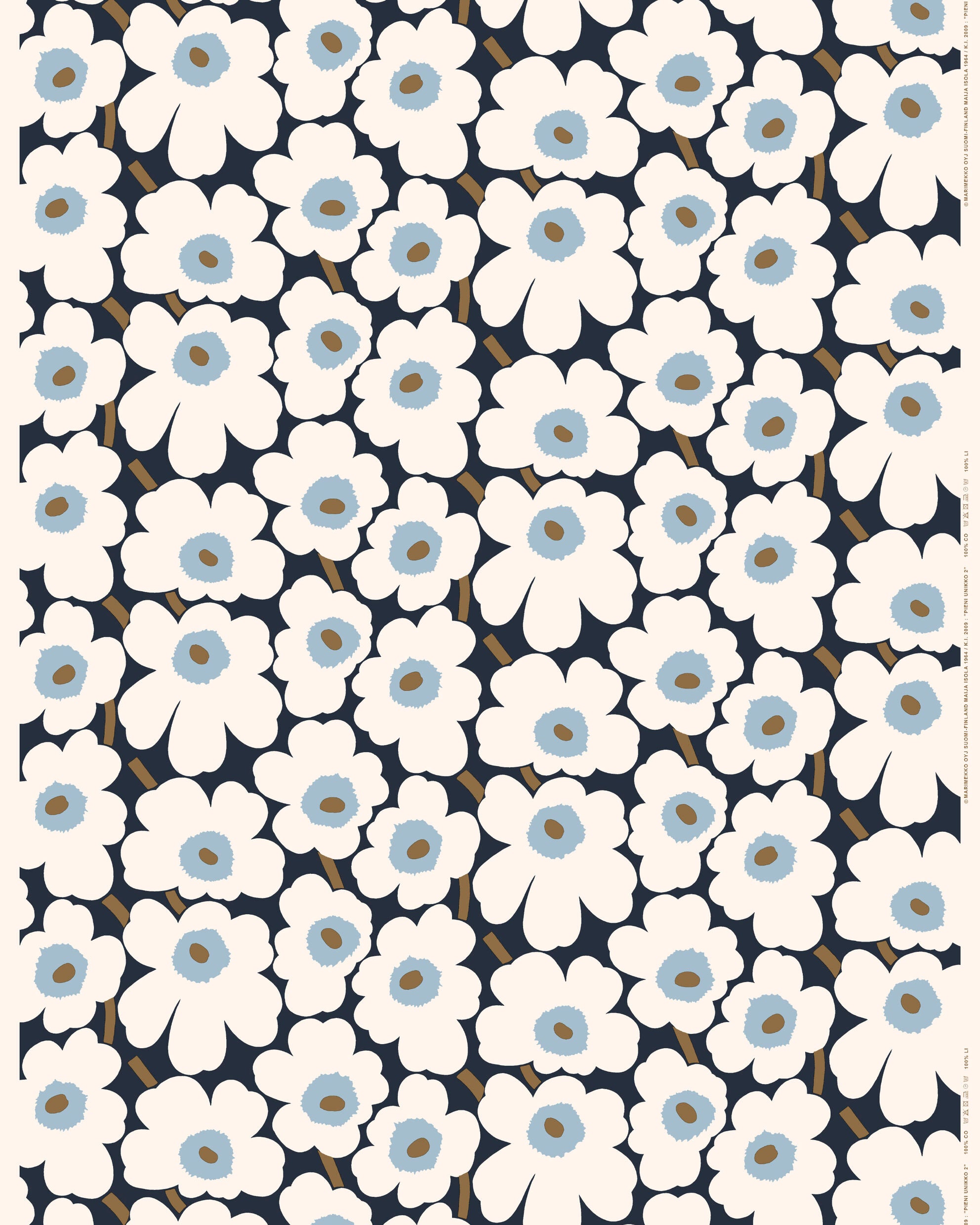 Pieni Unikko Cotton Fabric