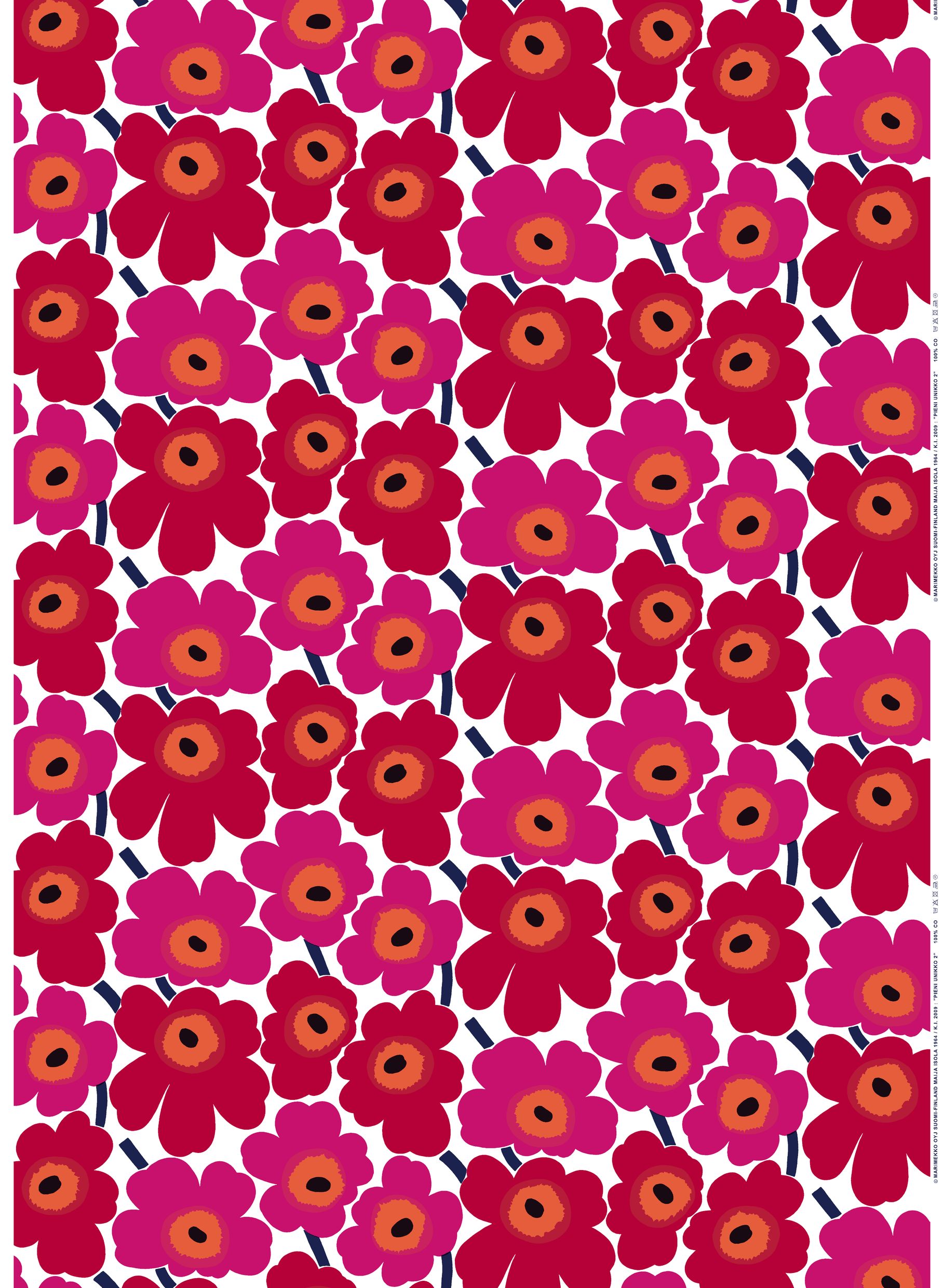 Pieni Unikko Cotton fabric