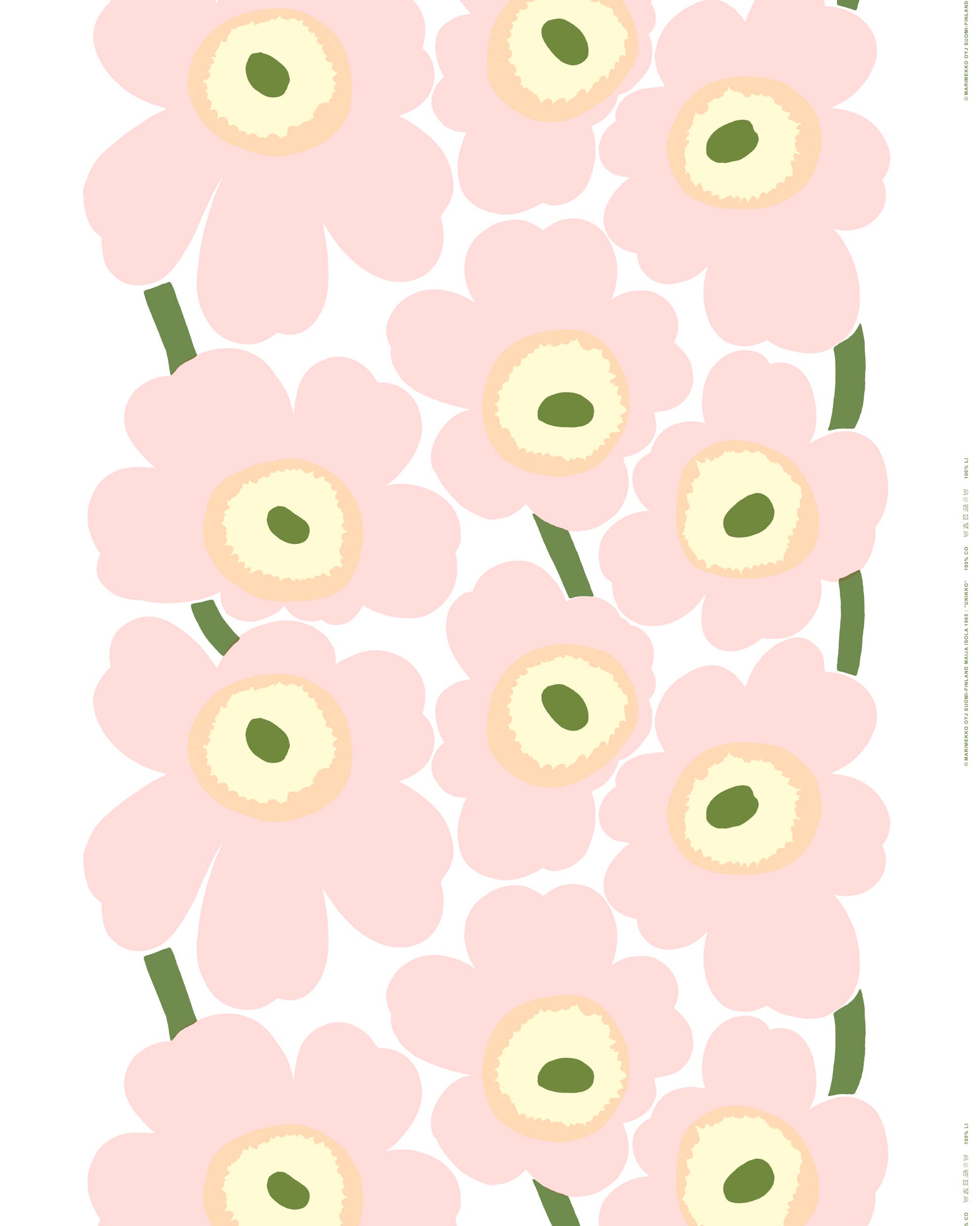 Satin de coton Unikko