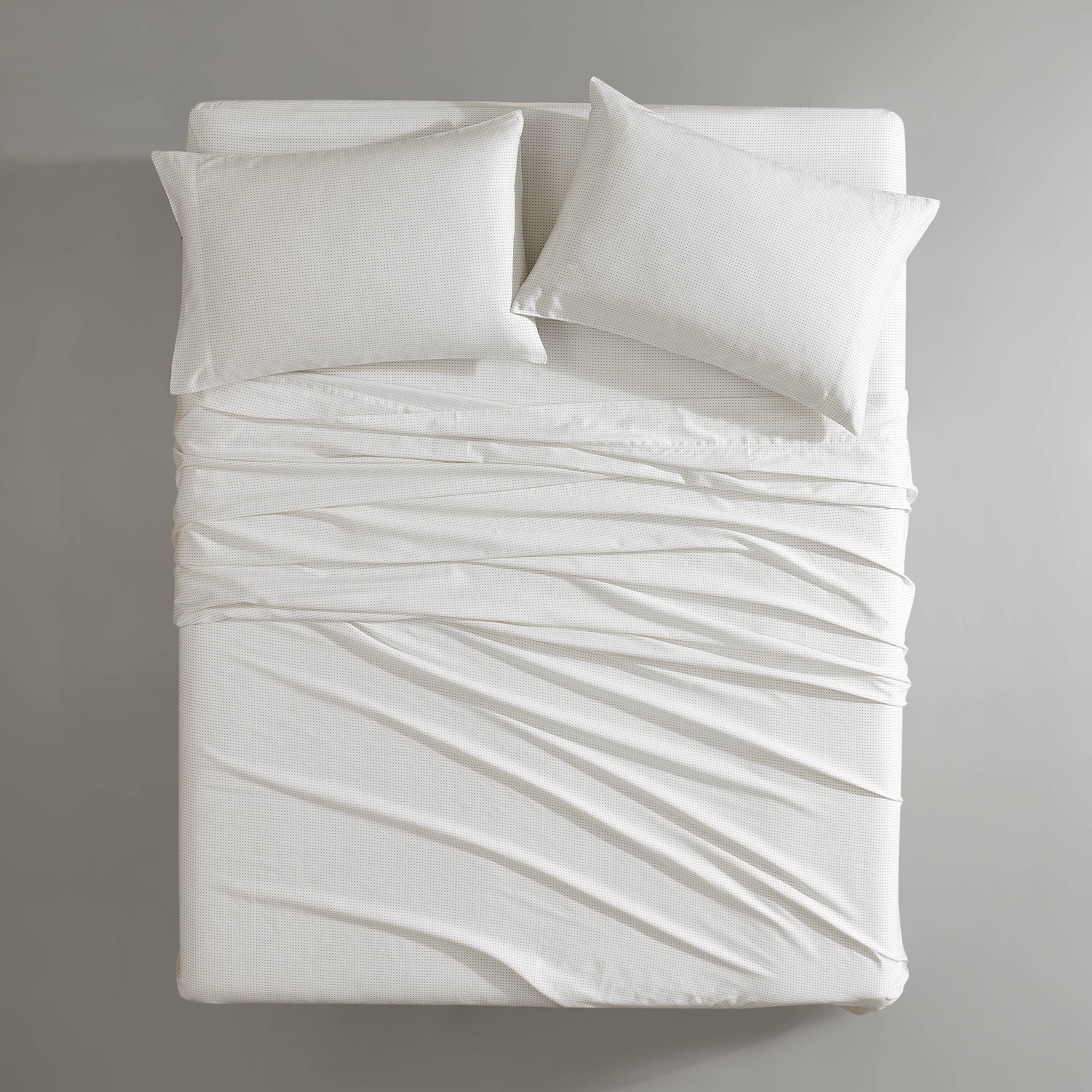 Marimekko Muru Beige Ouvert Ensemble de Draps Queen