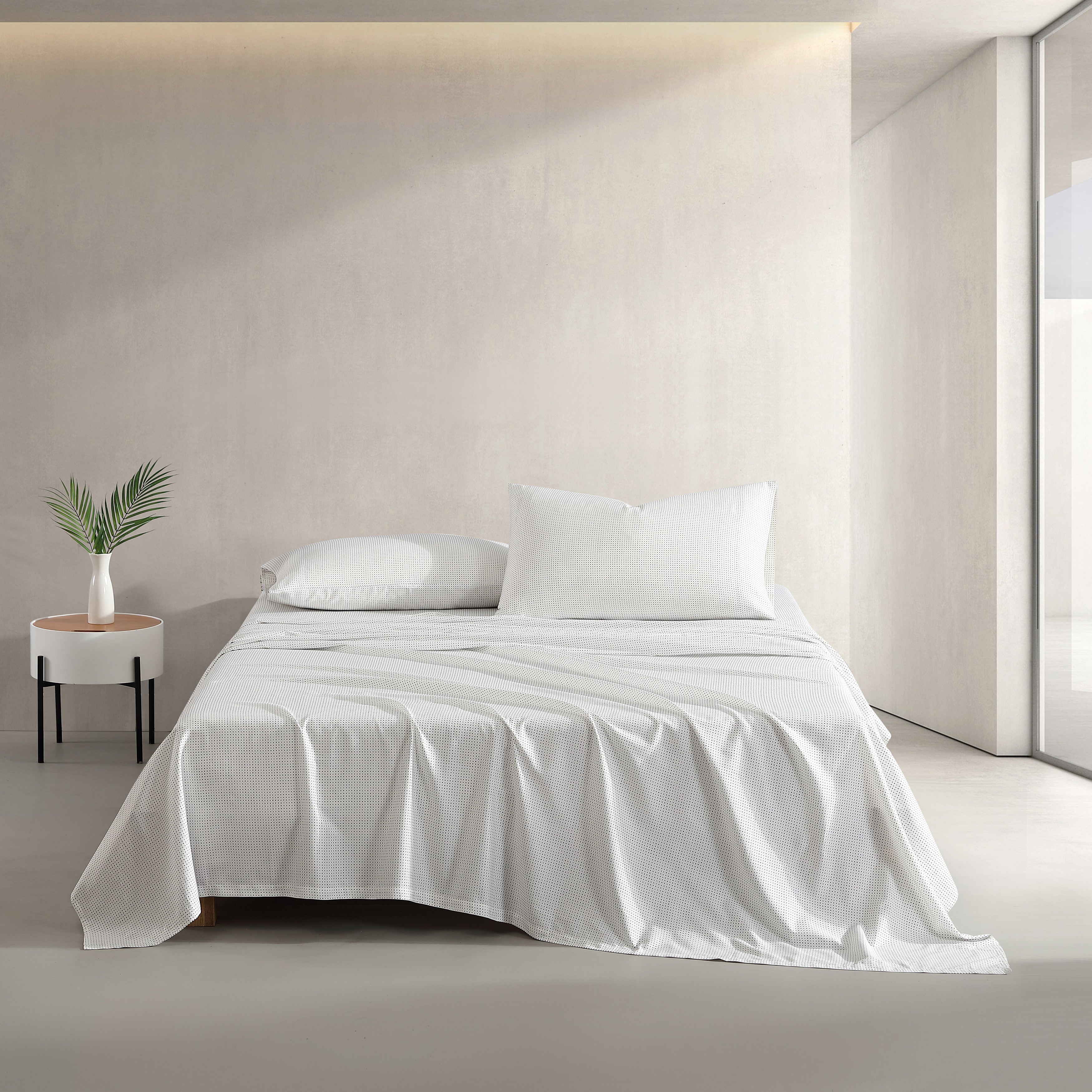 Marimekko Muru Open Navy Queen Sheet Set