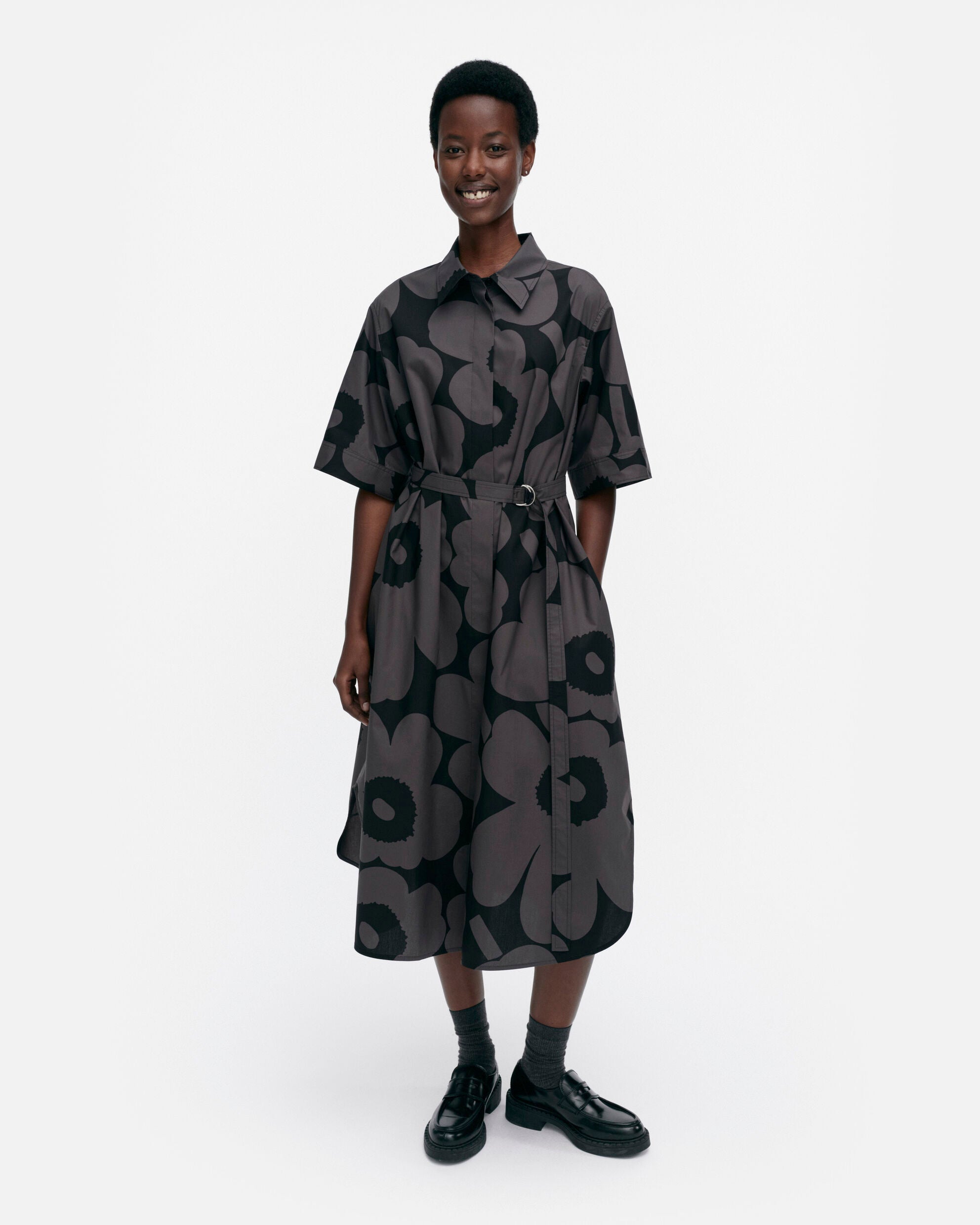 Popliini Unikko cotton dress