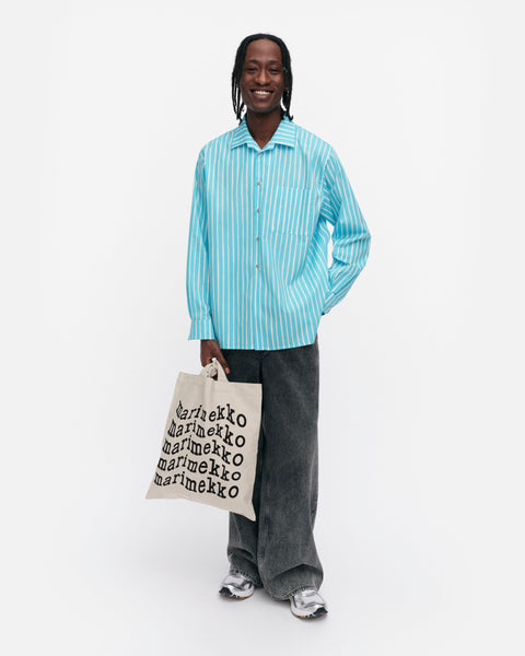 Marimekko Kioski 半袖シャツ XS Jokapoika Kioski cotton shirt