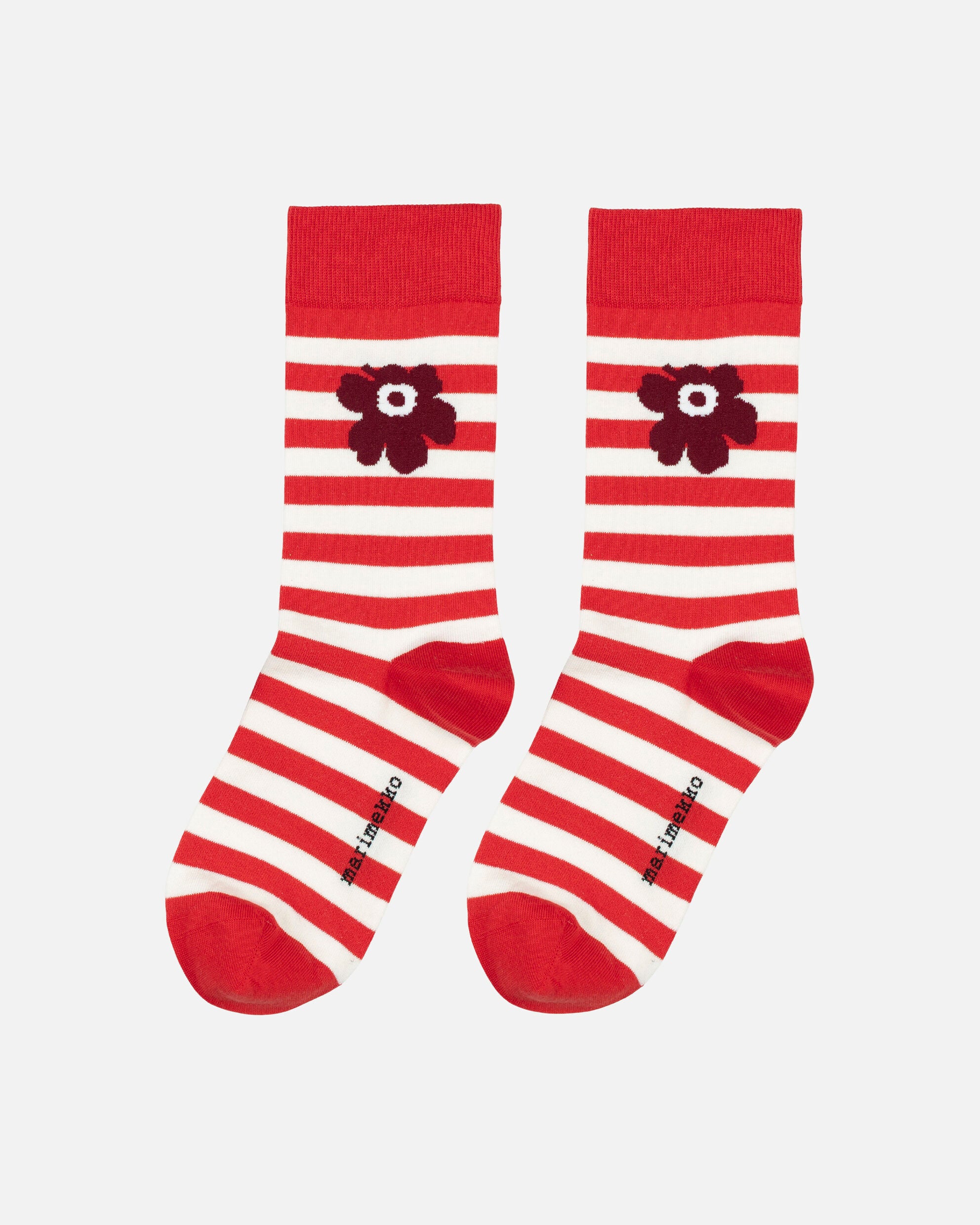 Chaussettes Kasvaa Tasaraita Unikko Kioski