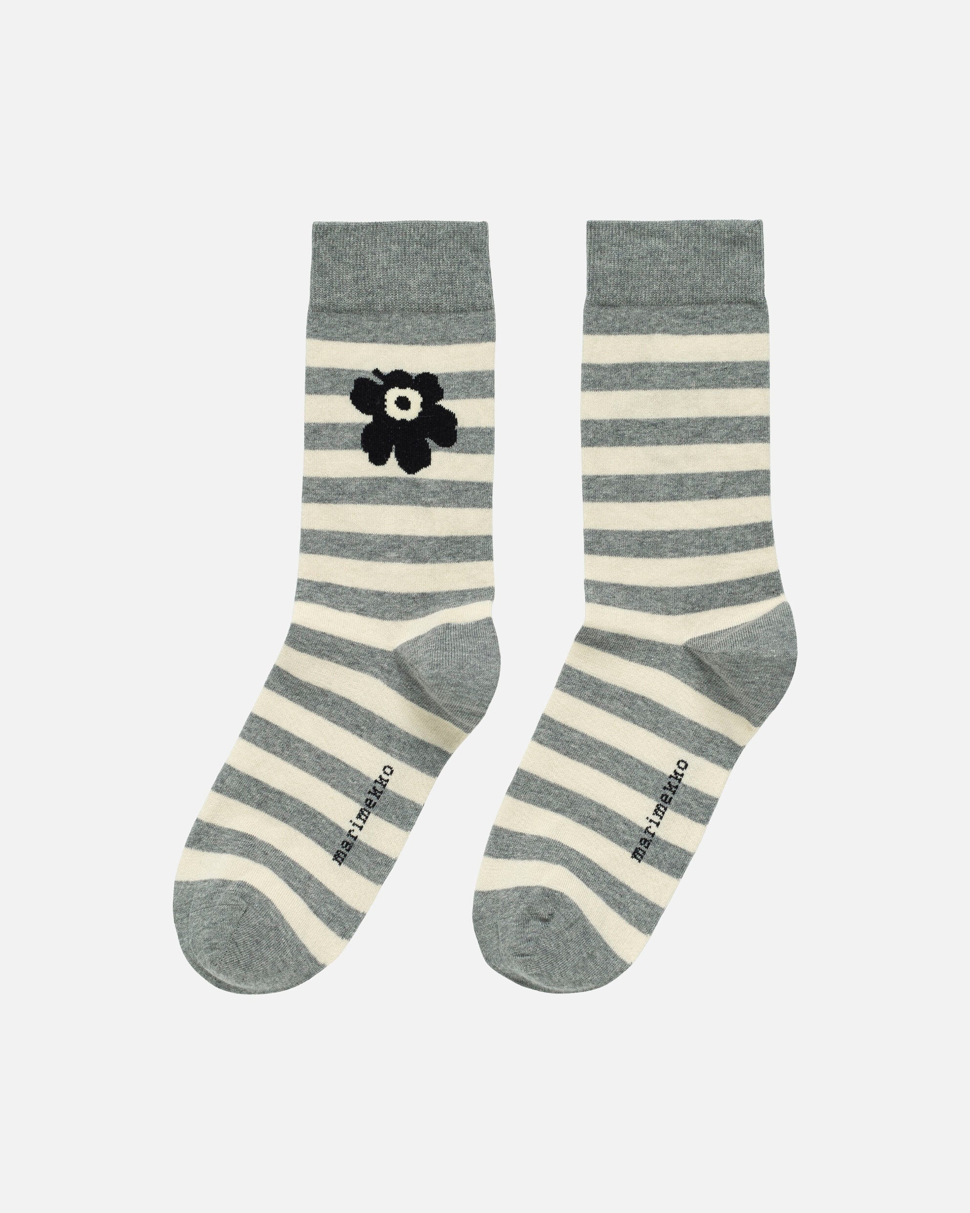 Chaussettes Kasvaa Tasaraita Unikko Kioski