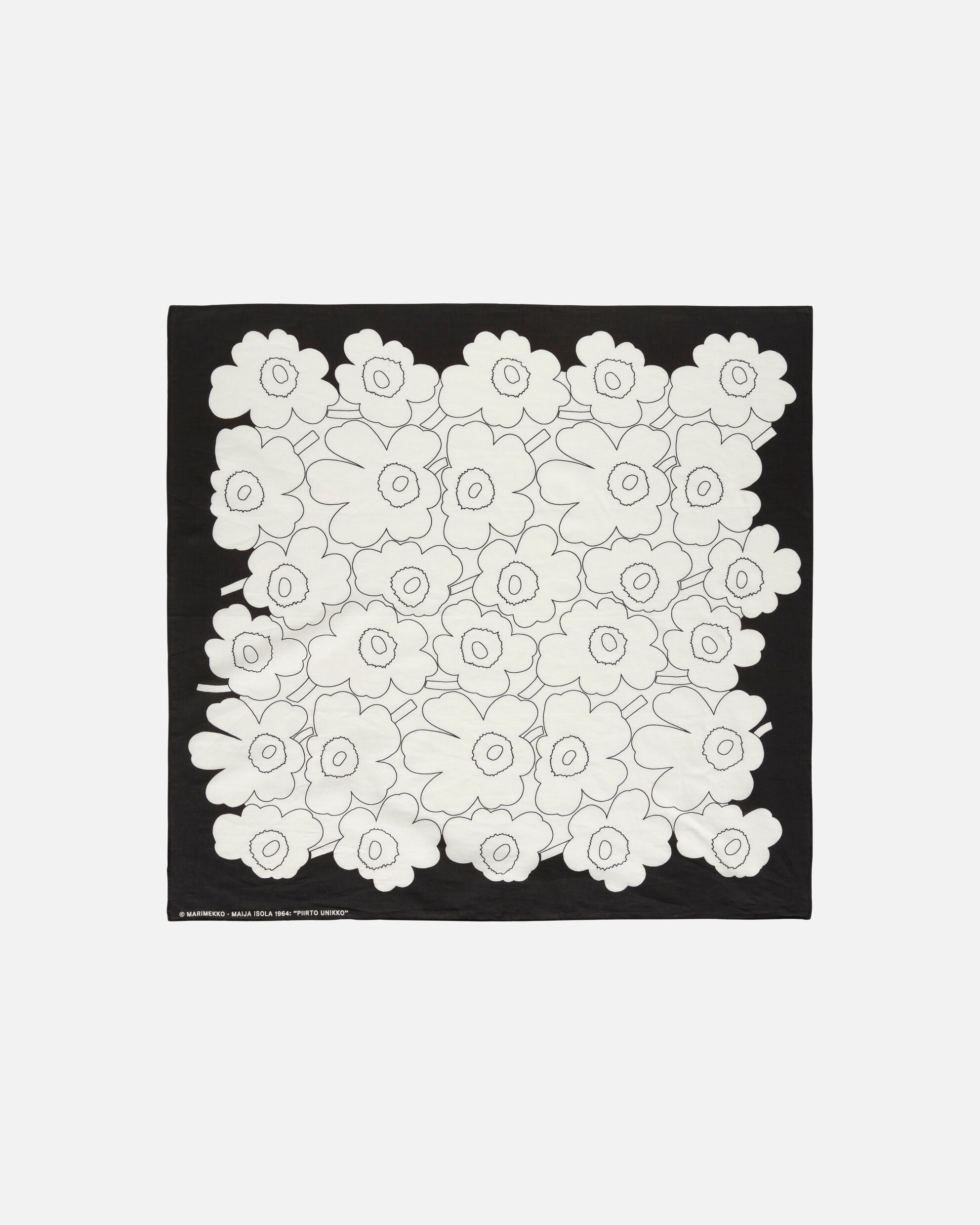 Foulard Keskiö Piirto Unikko