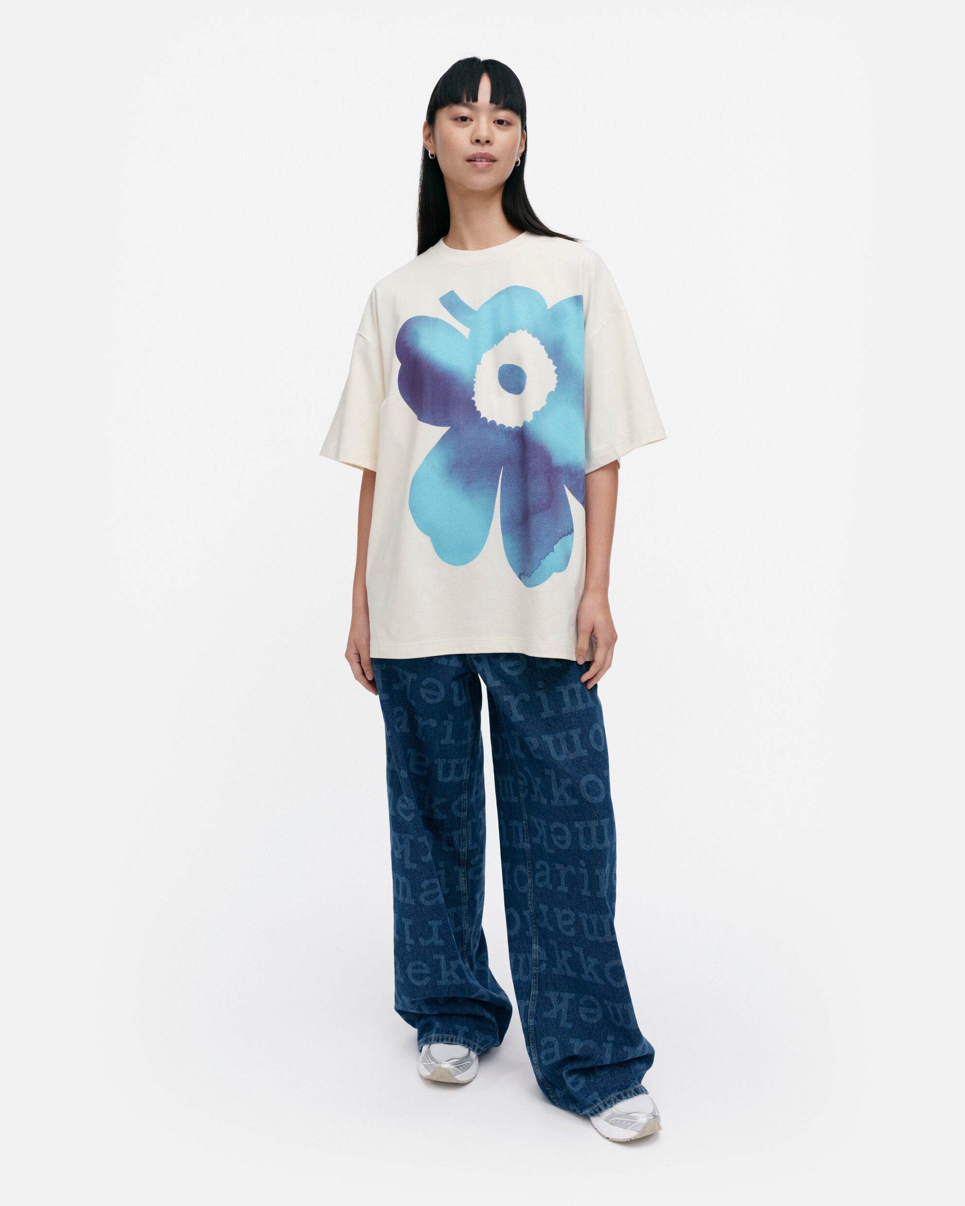 T-shirt en jersey Nopeus Akvarelli Unikko Kioski