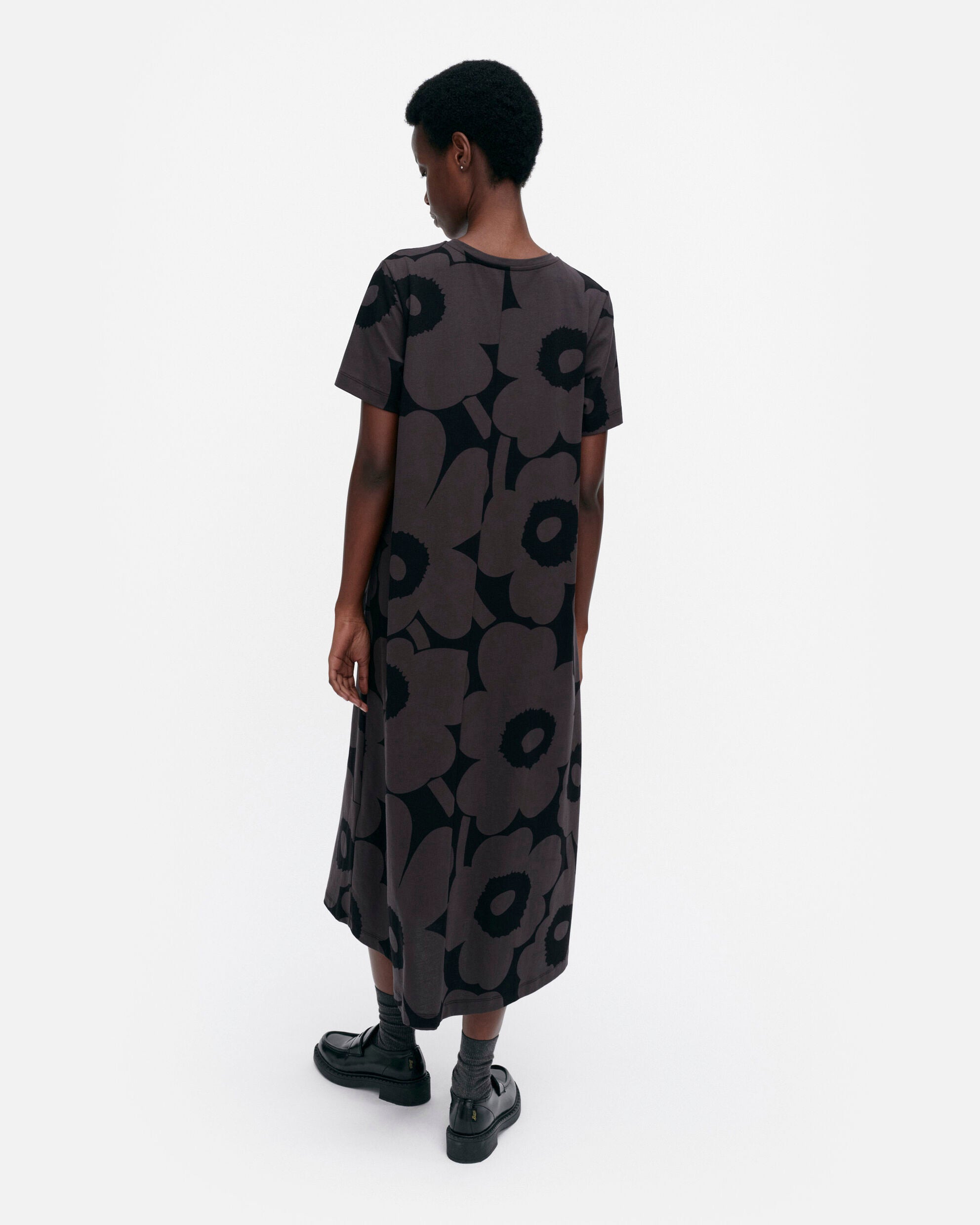 Pisteinen Unikko jersey dress