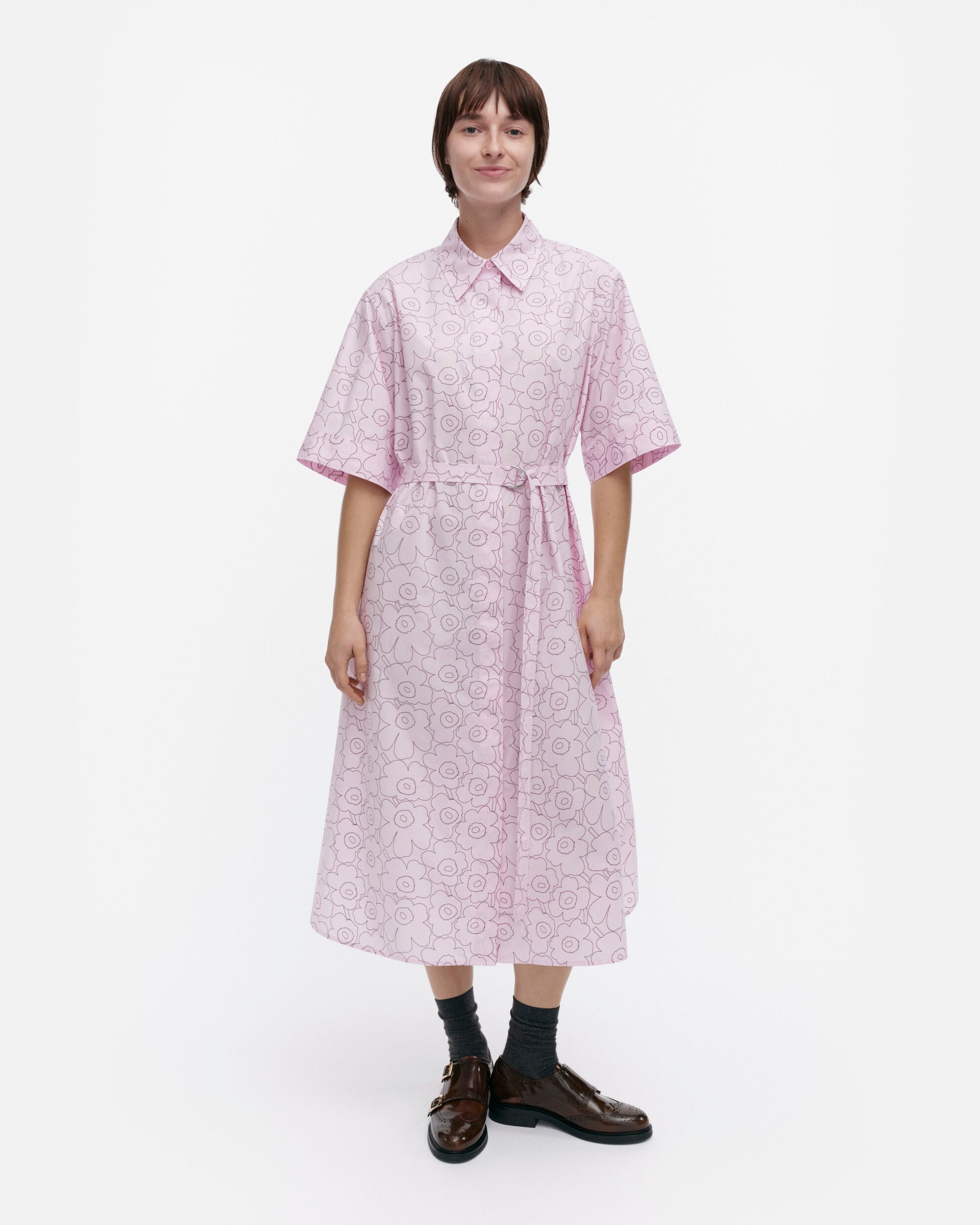 Robe Popliini Piirto Unikko