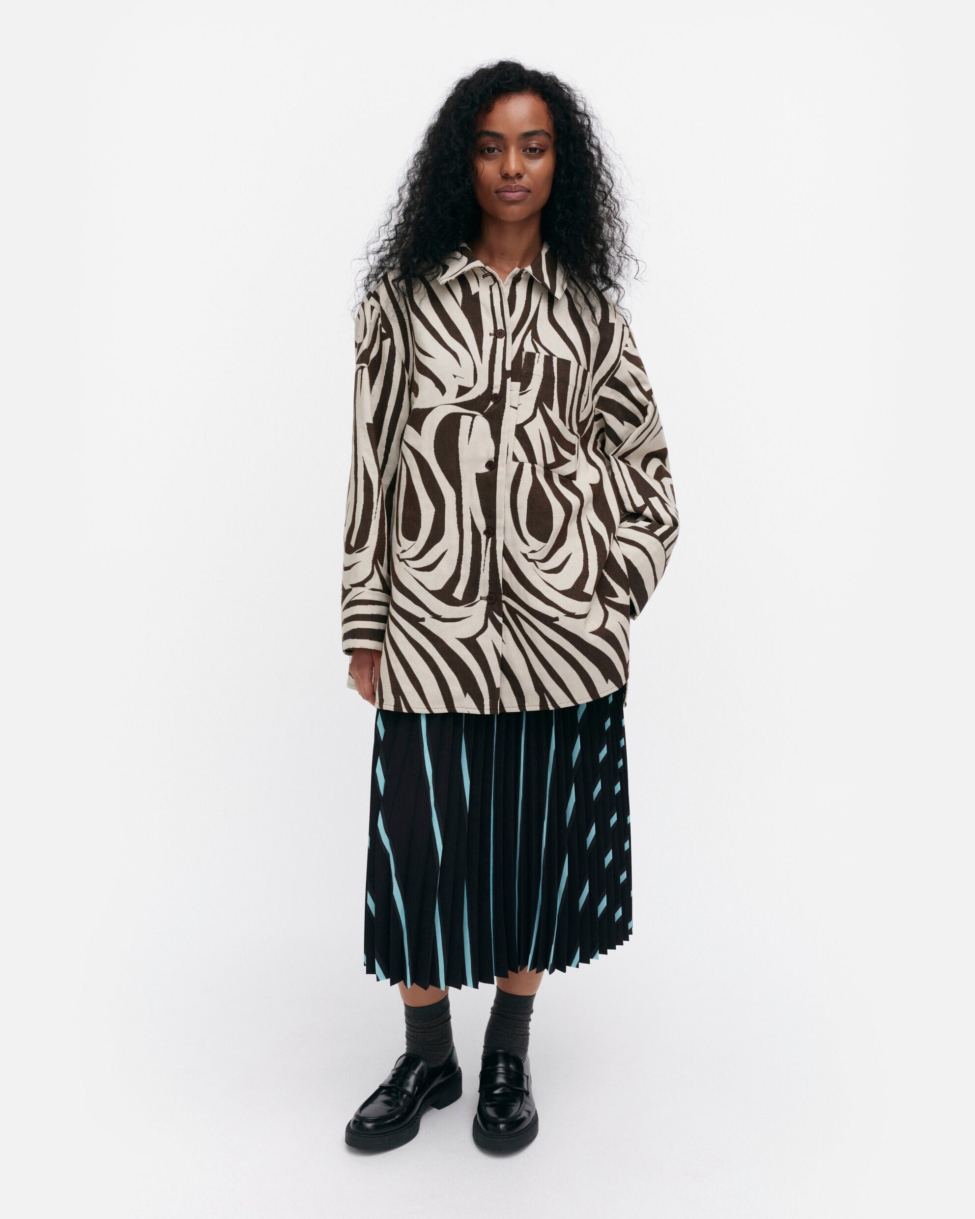 Rakenne Jokuraita cotton shirt