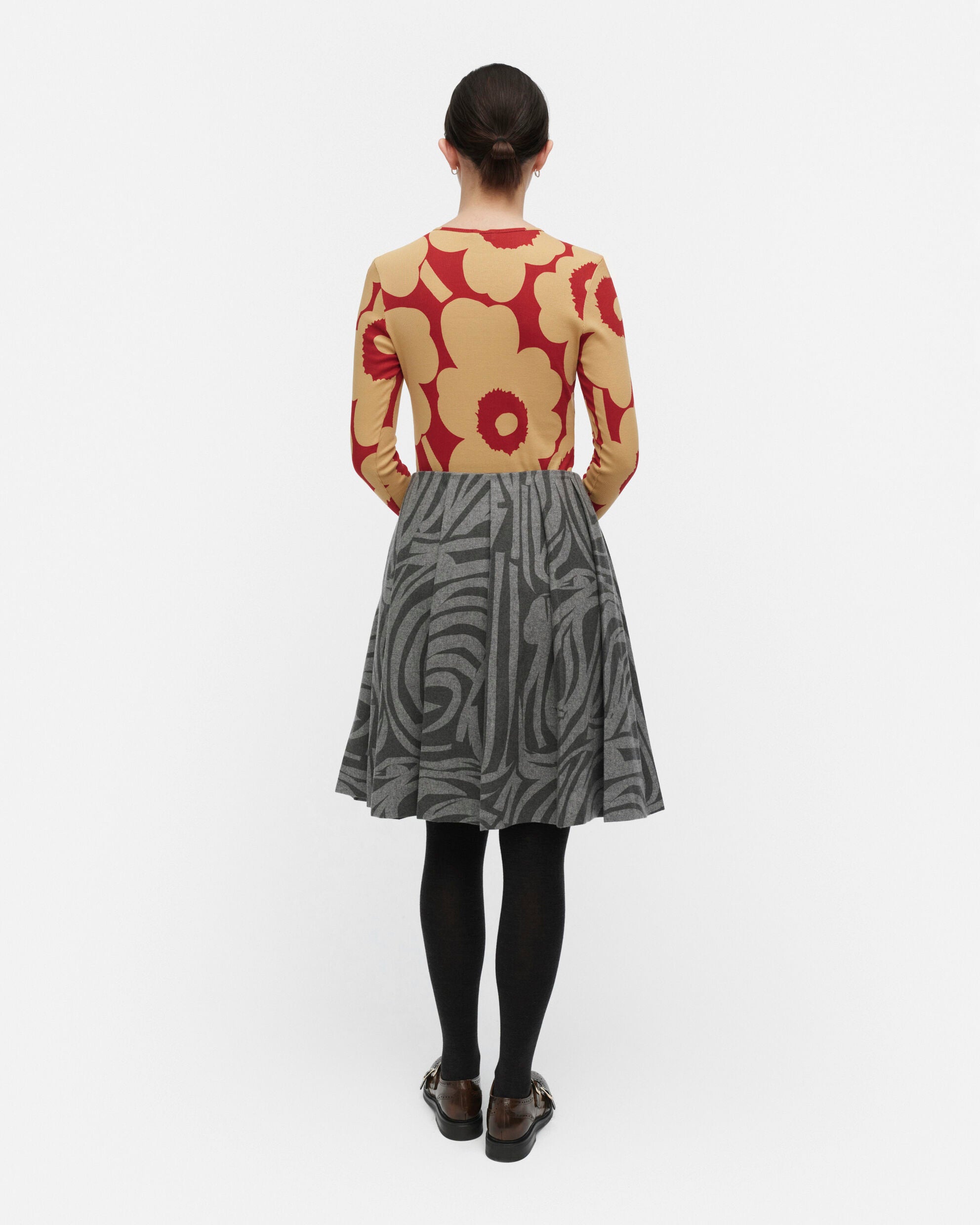 Floraali Unikko T-shirt en jersey