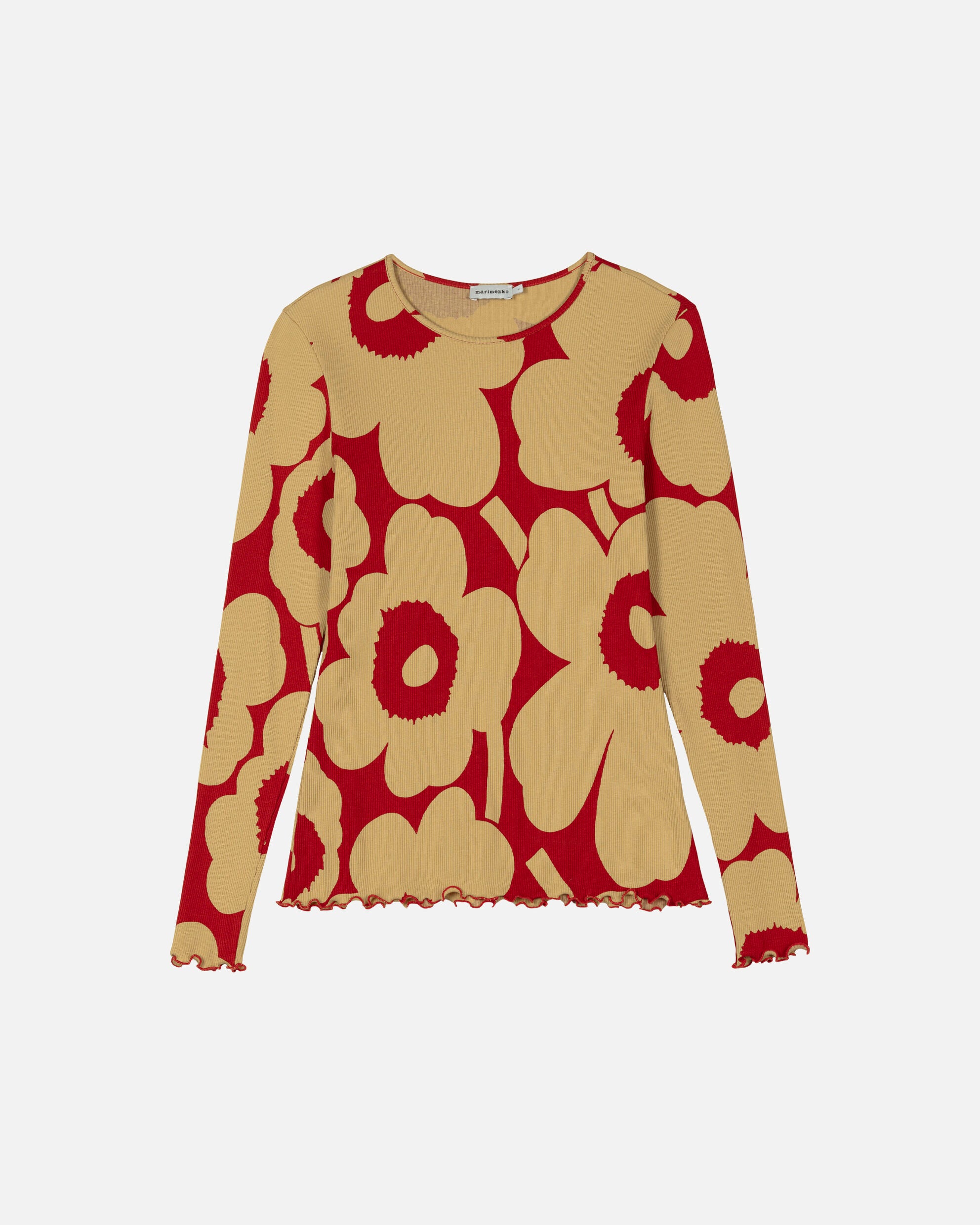 Floraali Unikko T-shirt en jersey