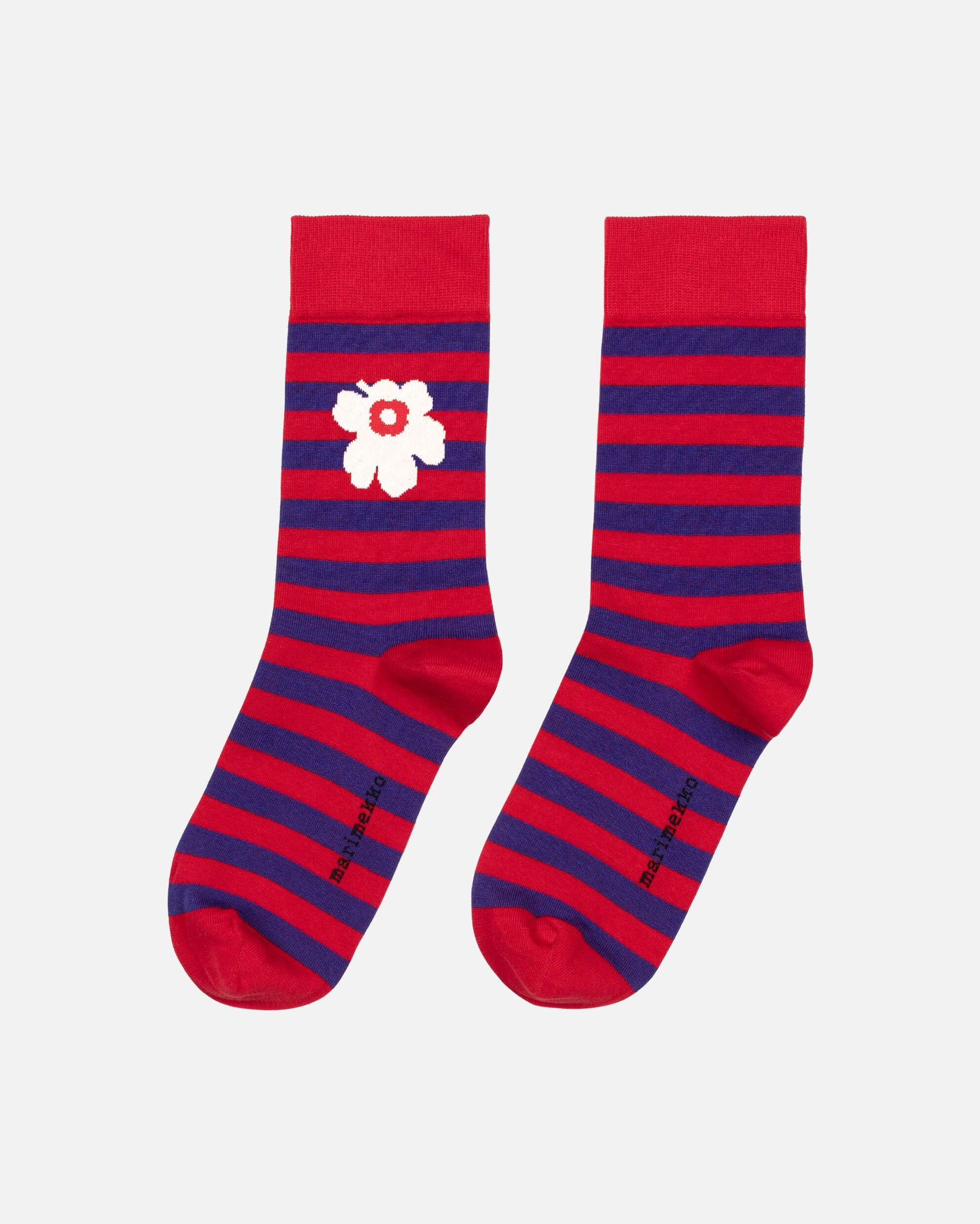 Kasvaa Tasaraita Unikko Kioski socks