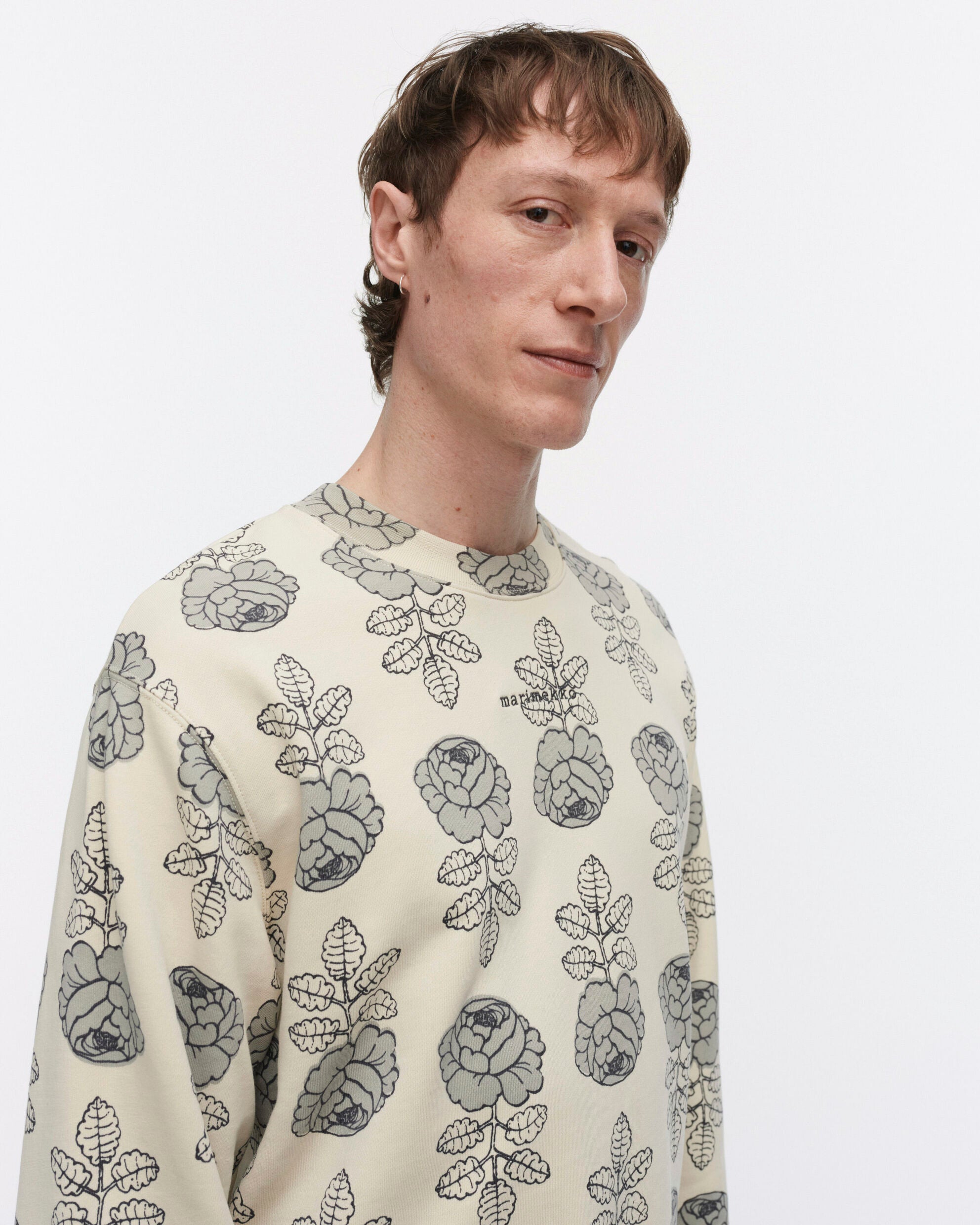 marimekko Vihkiruusu スウェット Loisto Vihkiruusu/ Kioski sweatshirt