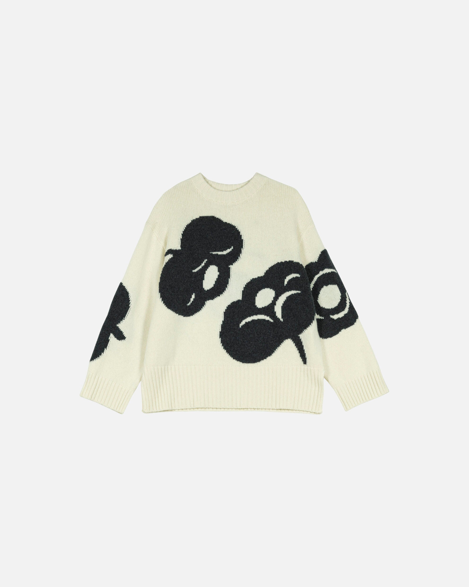 Pull-over en laine tricotée Luonto Tumma