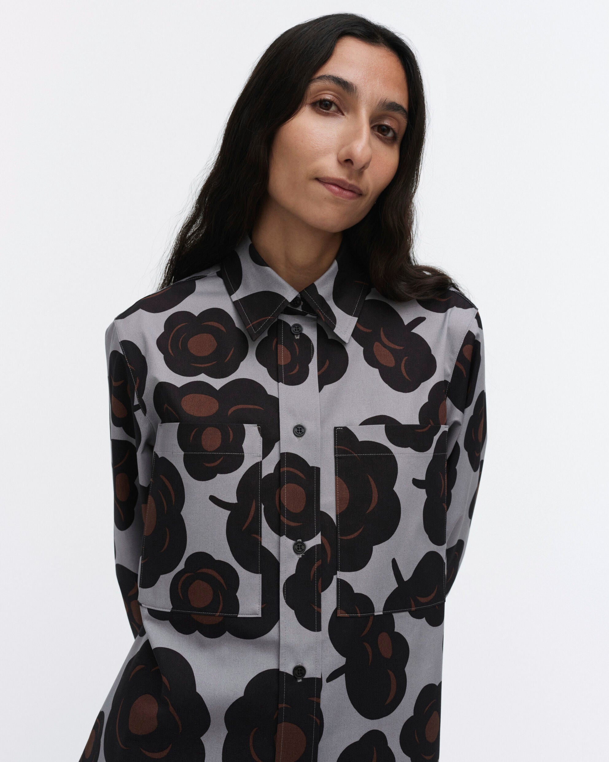 Chemise en coton Maaria Tumma